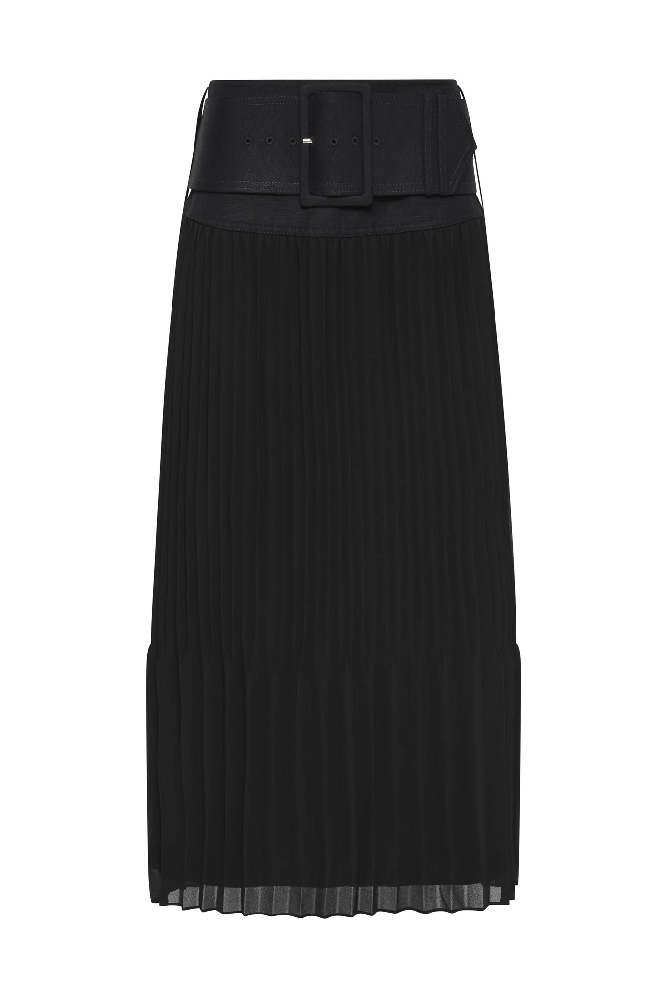 Cathedra Belted Midi Skirt
