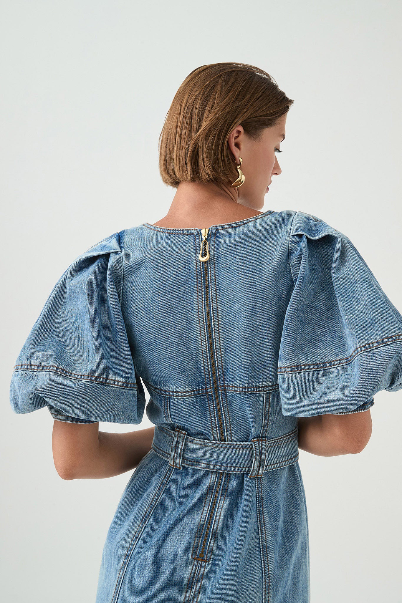 Juno Denim Midi Dress