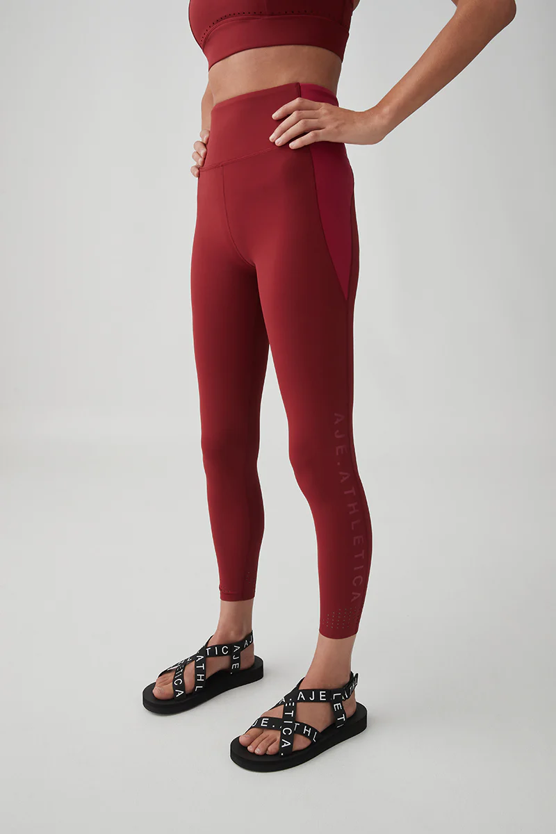 Cntrst Panelled Al Legging 236