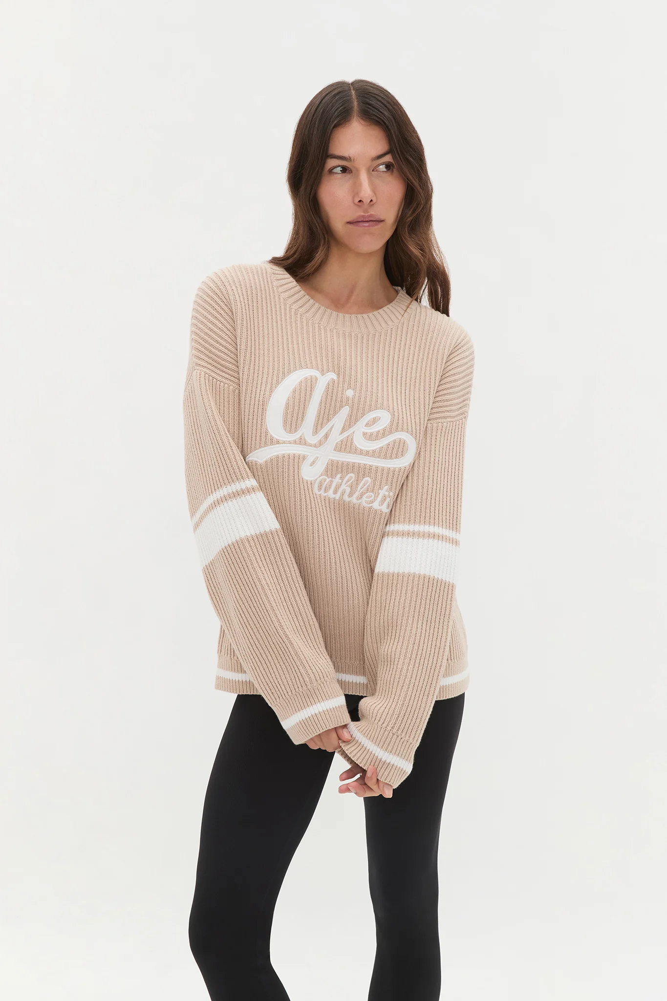 Varsity Logo Rib Knit 401