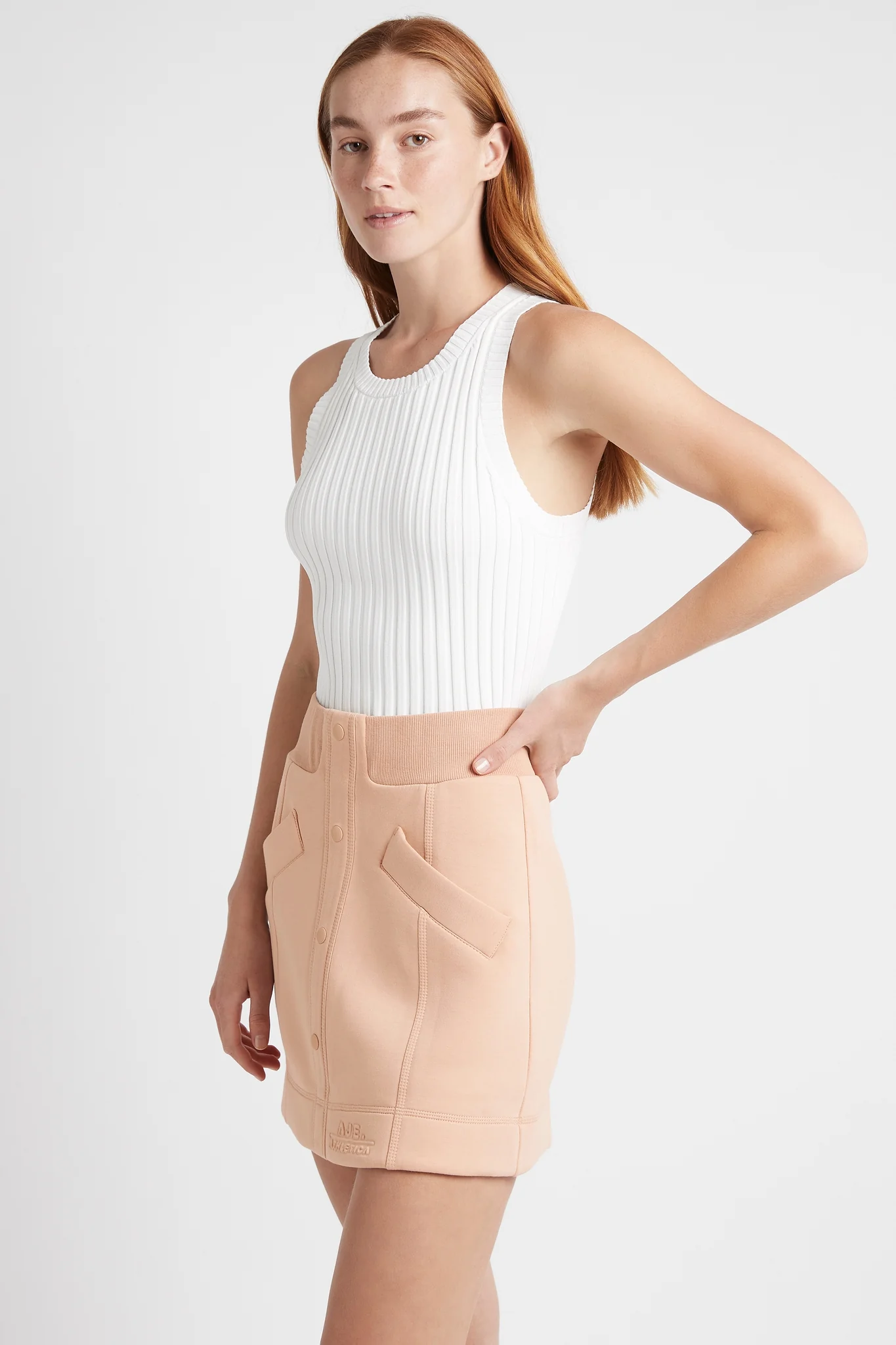 Classic Spacer Knit Mini Skirt 609