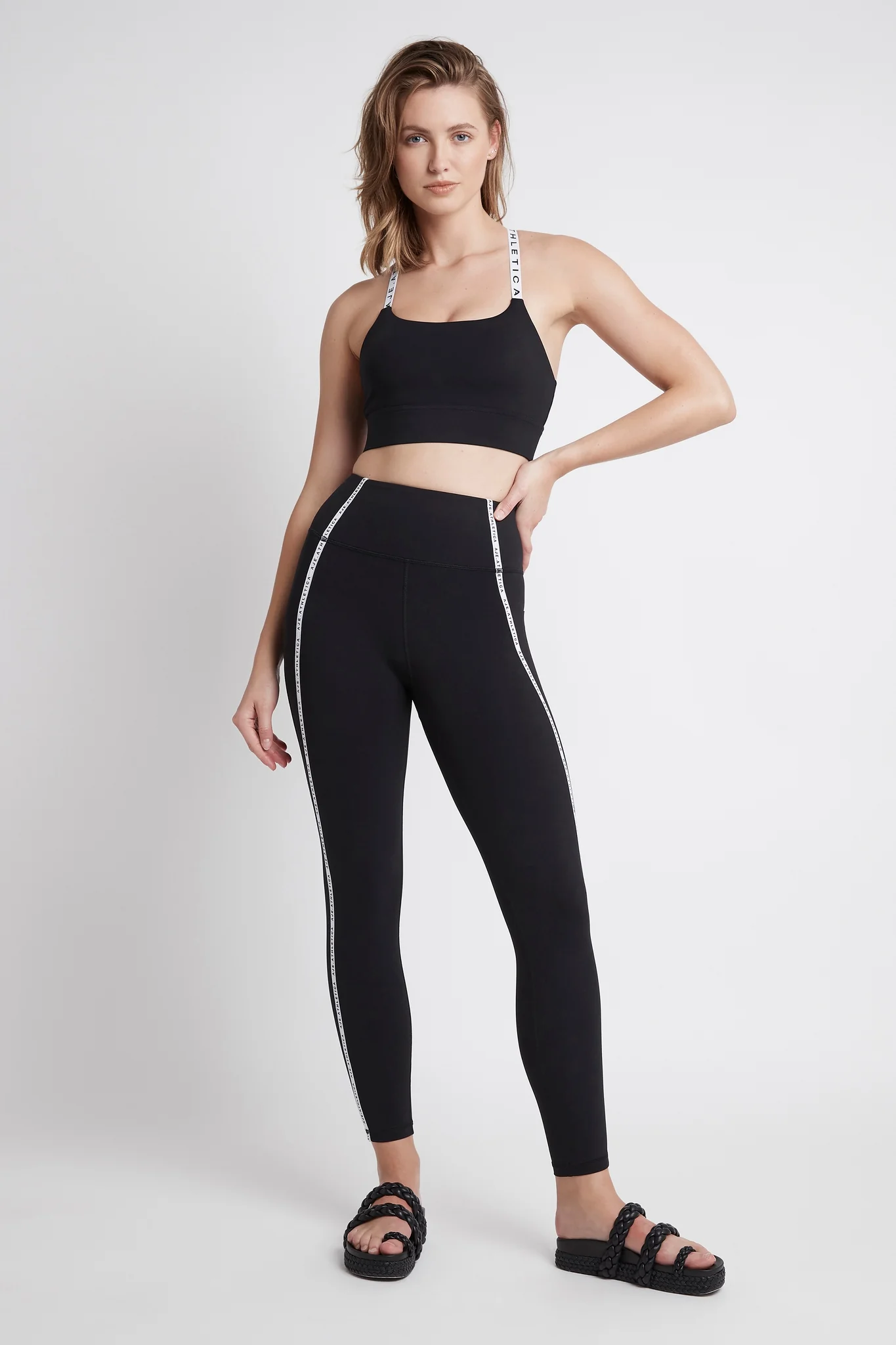 Contrast Logo Full Length Legging 203