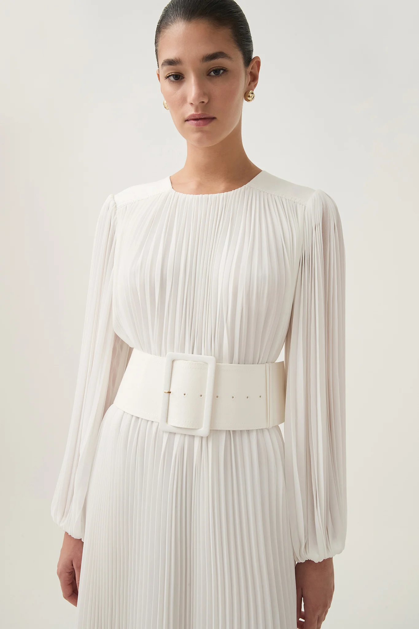 Cathedra Belted Midi Dress