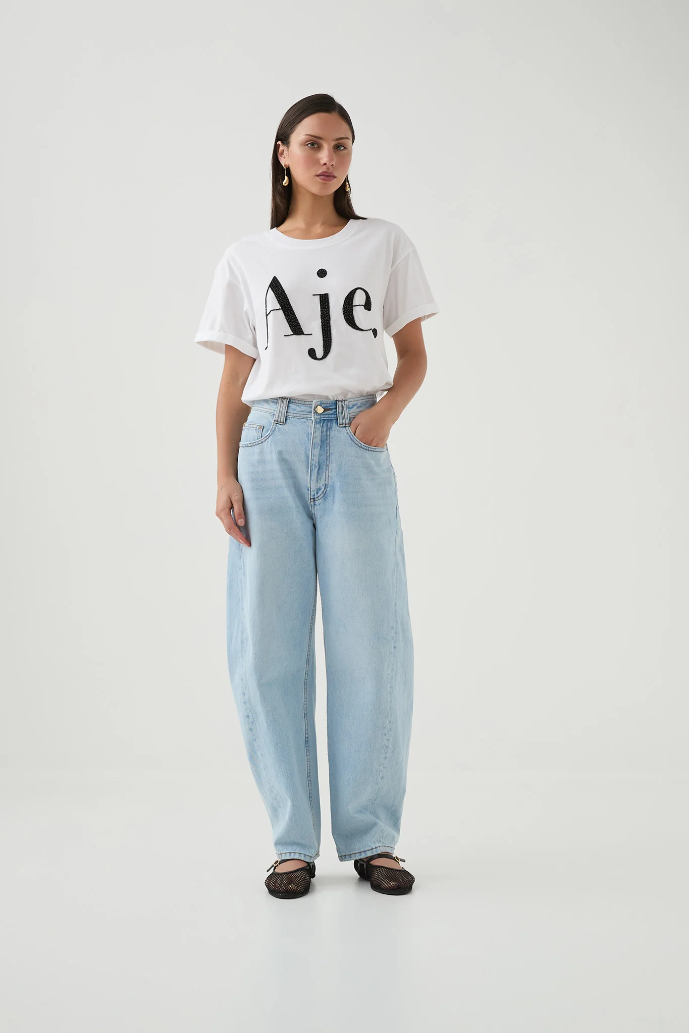 Beyond Embellished Logo Tee