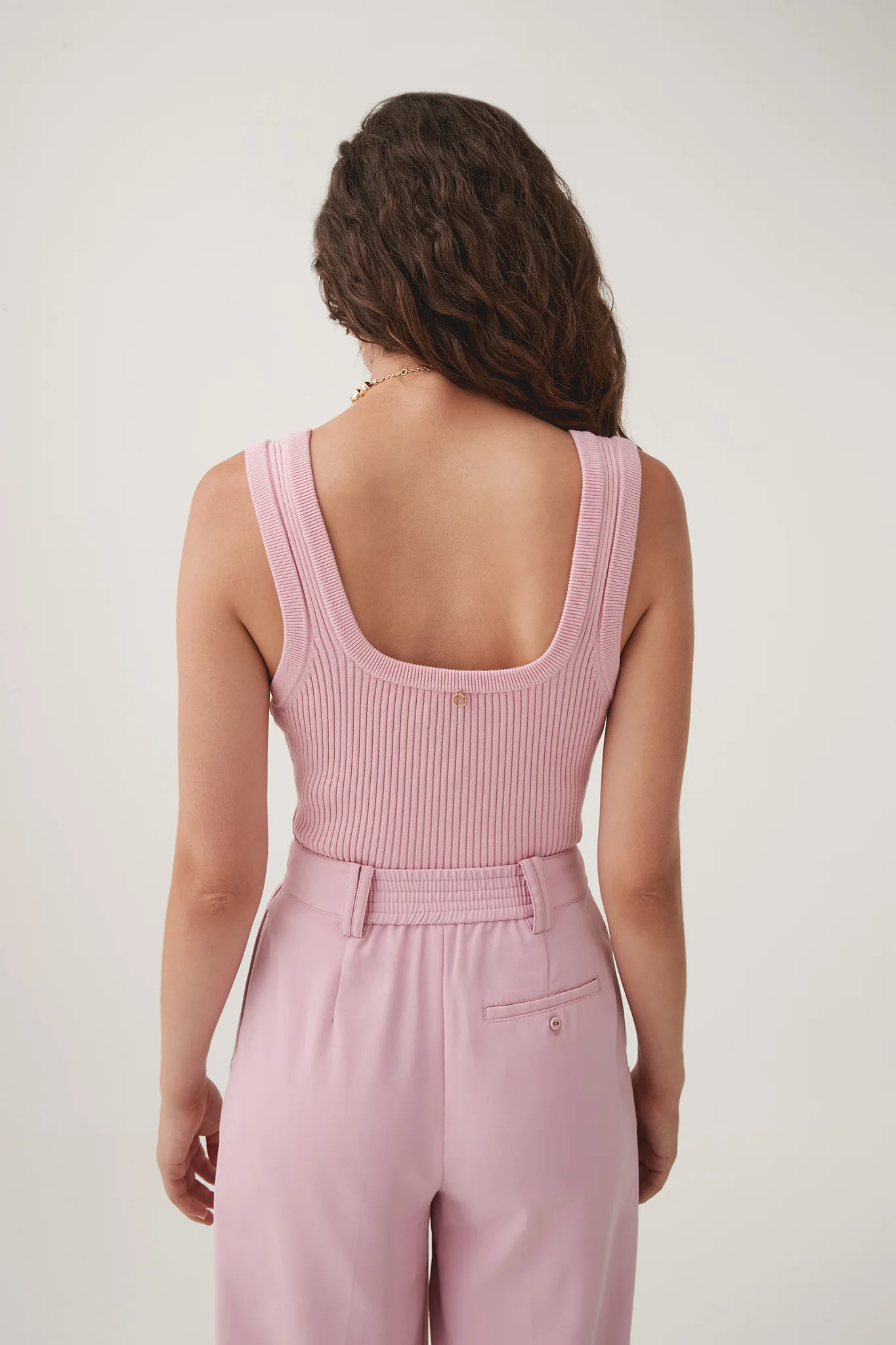 Bronte Scoop Neck Rib Tank