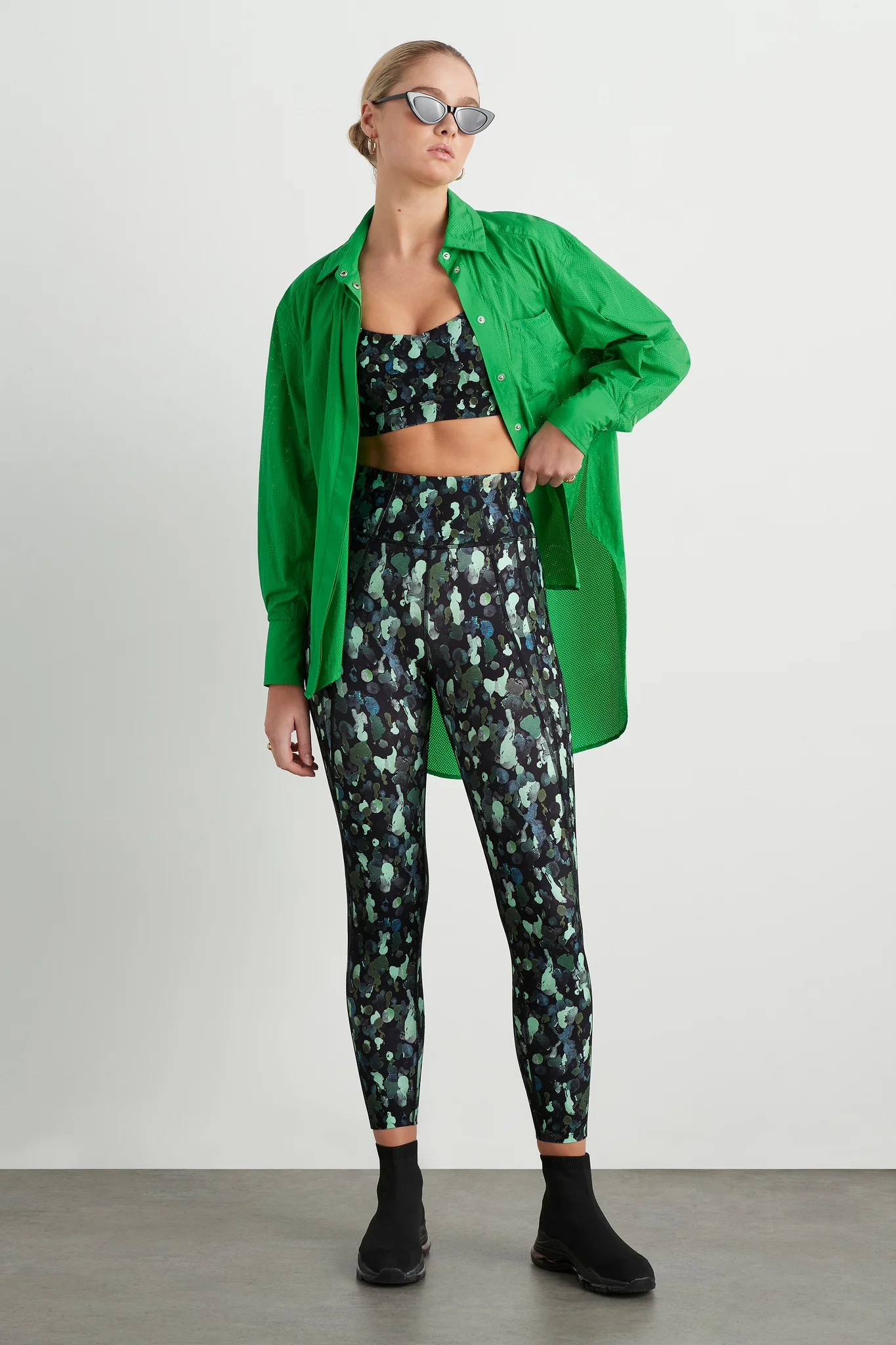High Rise Contrast 7/8 Legging 210