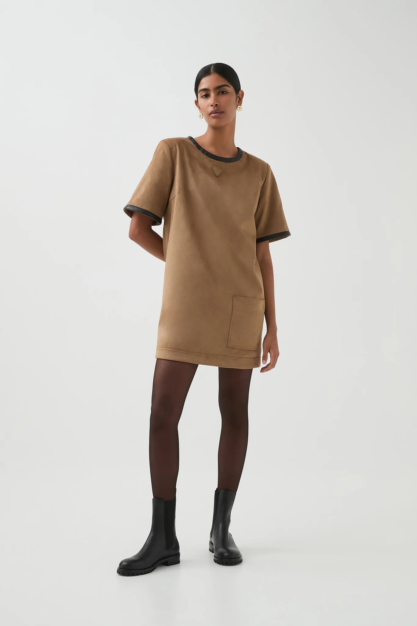 Calyx Vegan Suede Dress