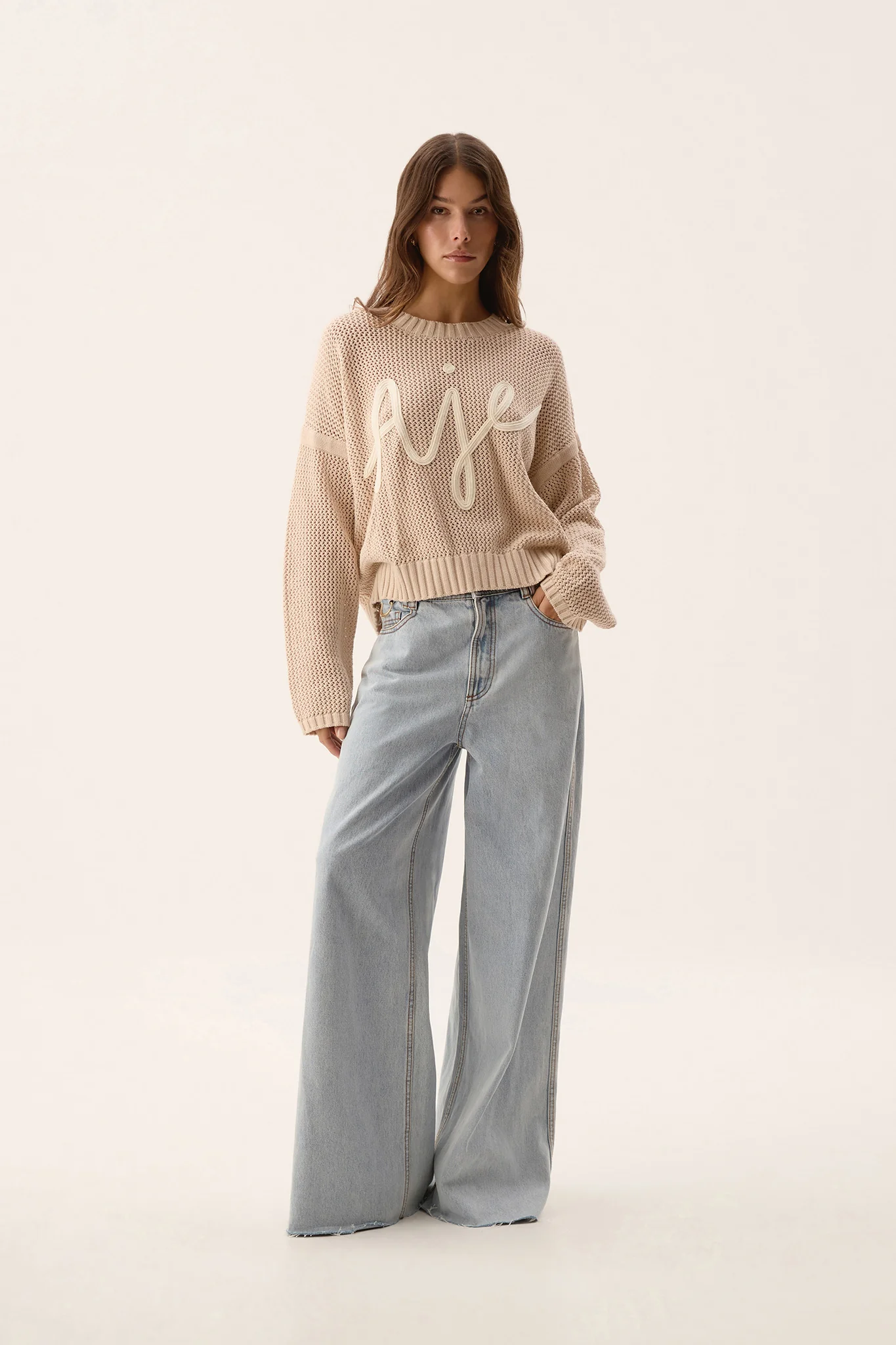 Mural Oversized Logo Jumper