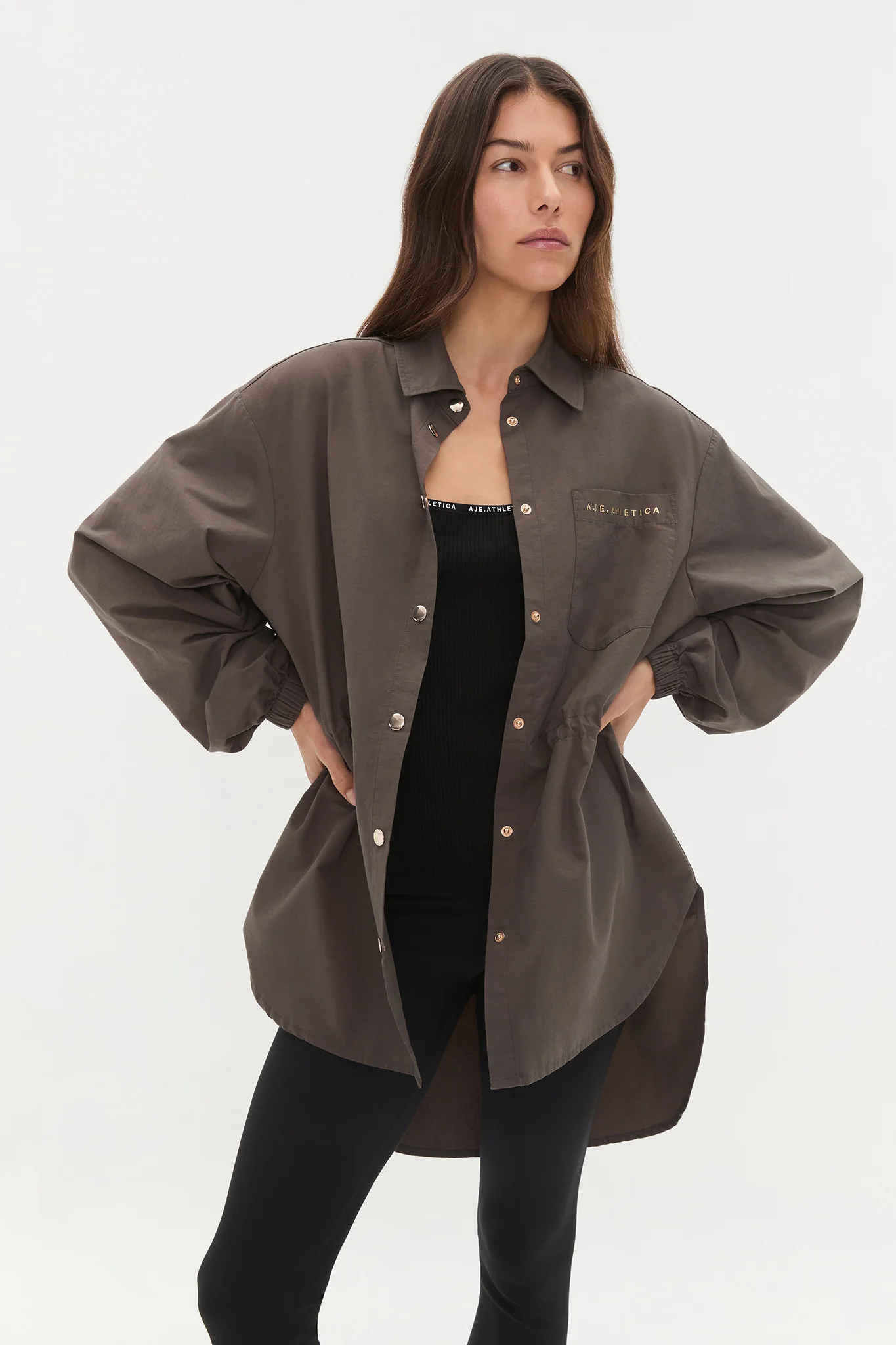 Oversized Storm Flap Shirt 445