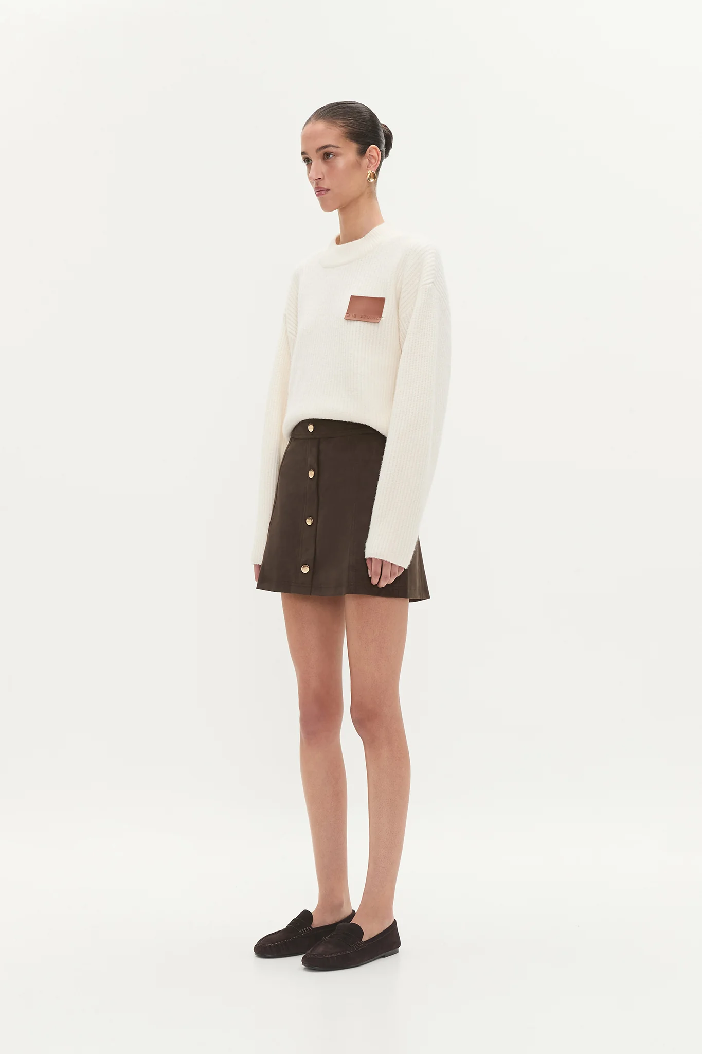 Calyx Vegan Suede Skirt