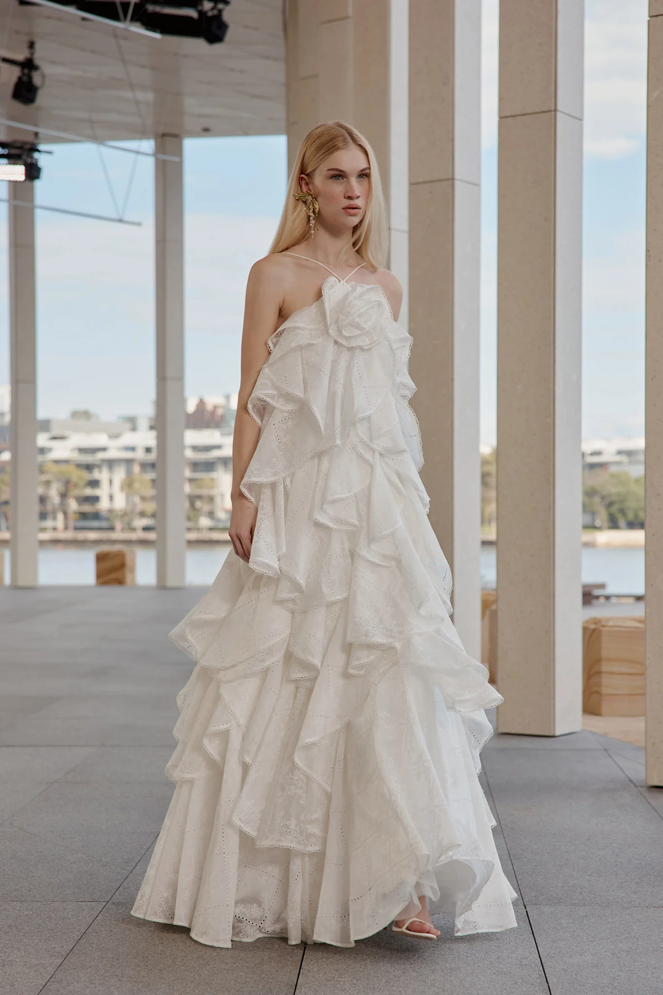 Merritt Embroidery Gown