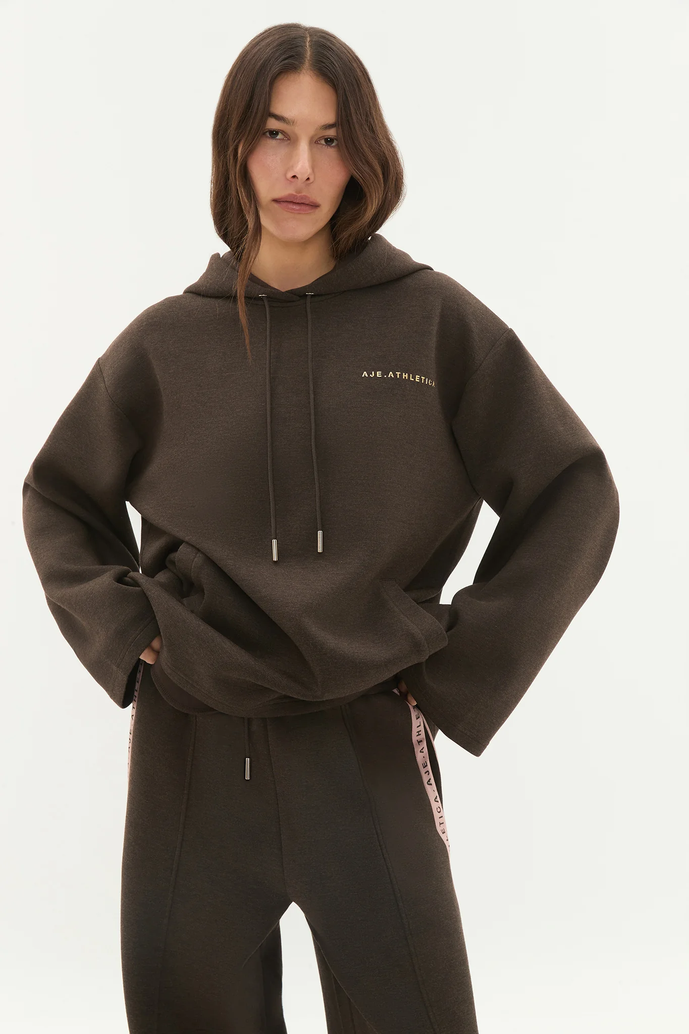 Split Back Logotape Hoodie 432