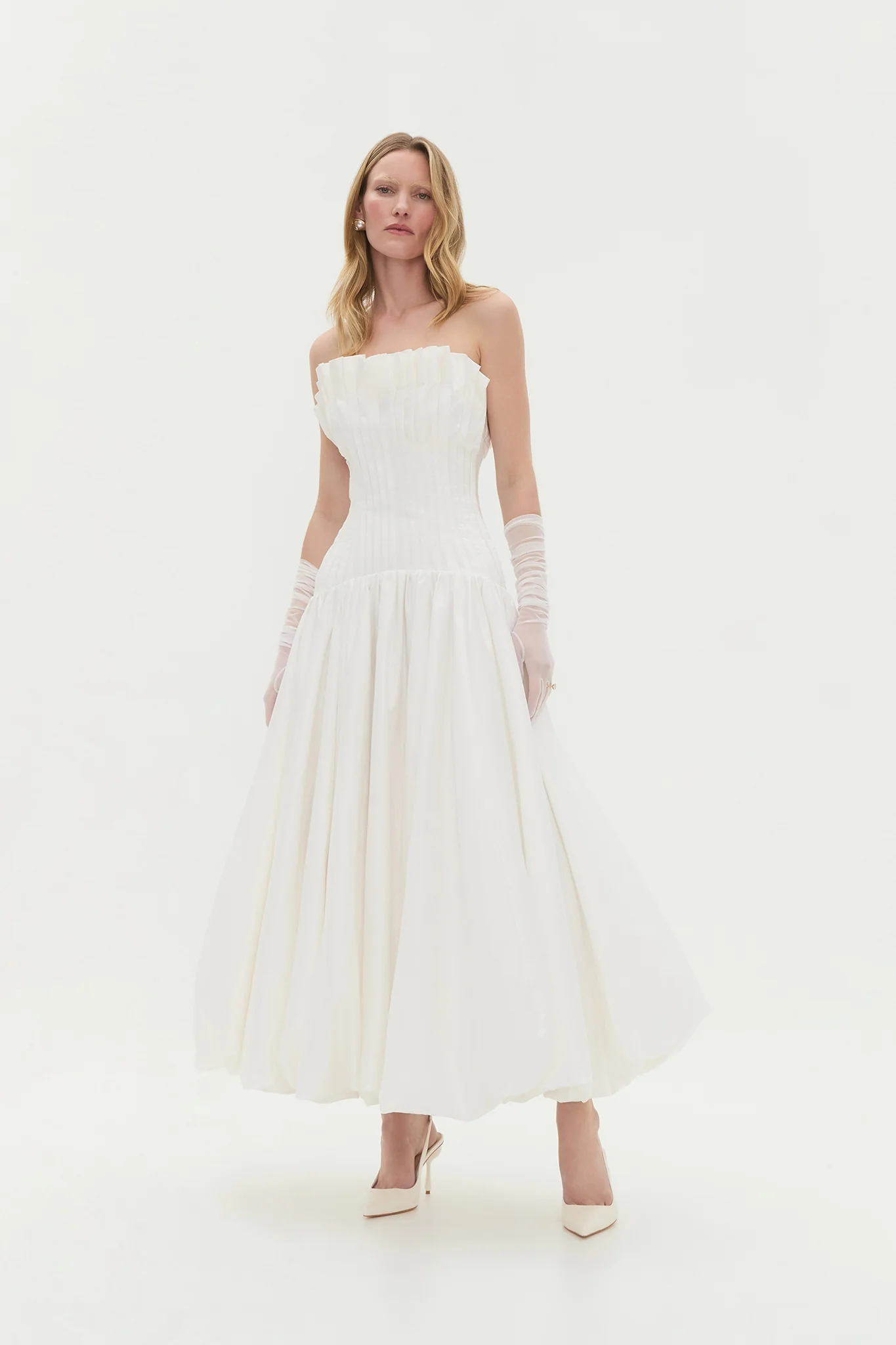 Ivy Bubble Hem Gown