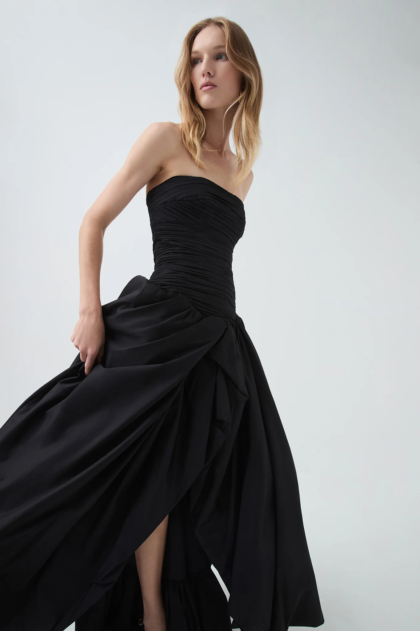 Violette Bubble Hem Maxi Dress