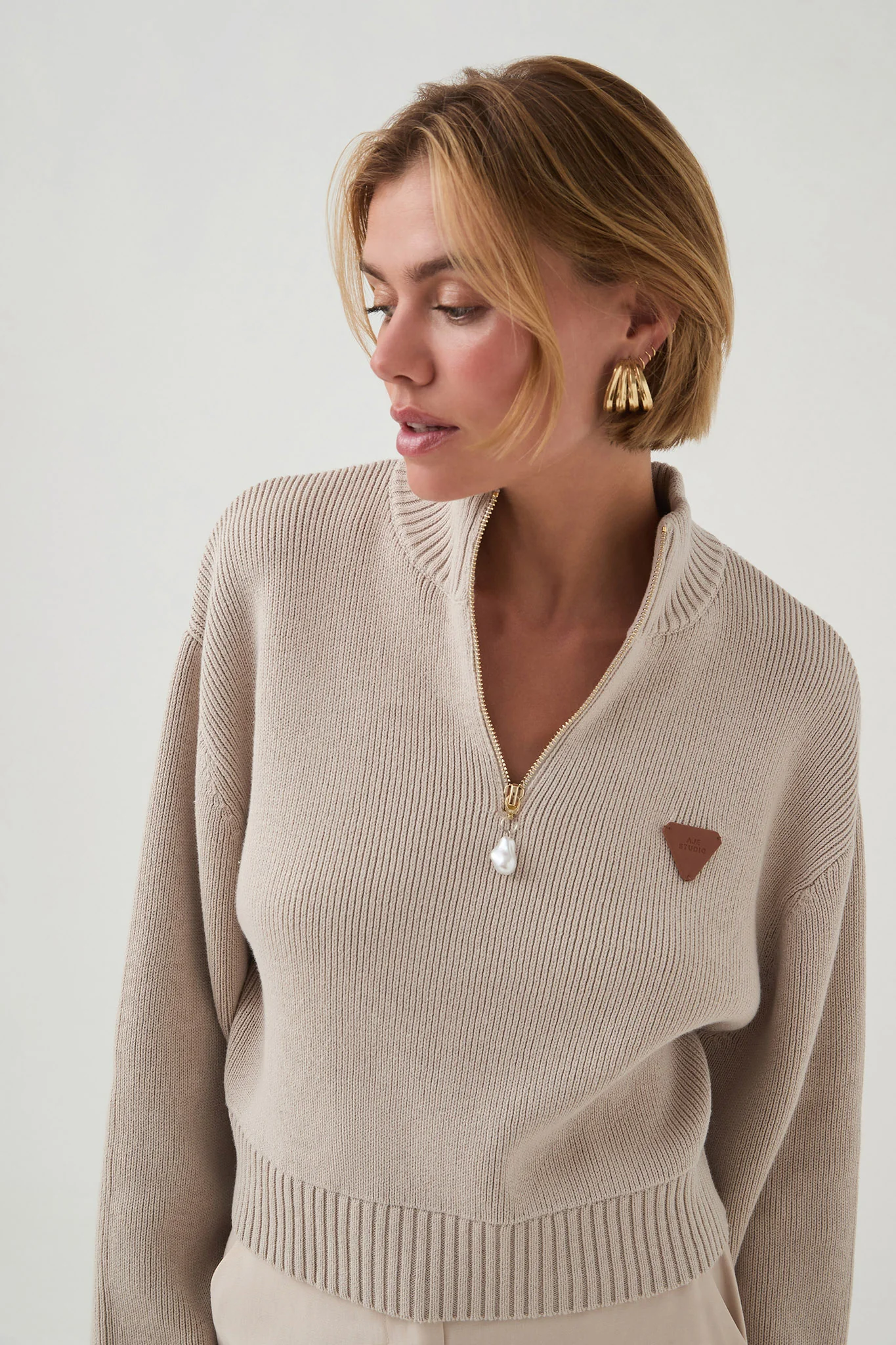 Naia 1/4 Zip Knit