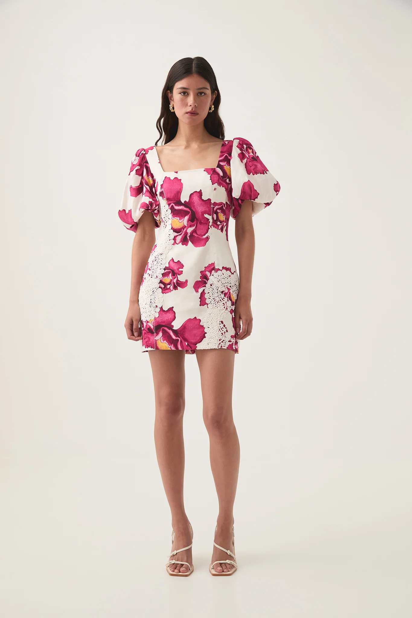 Solace Lace Trim Mini Dress