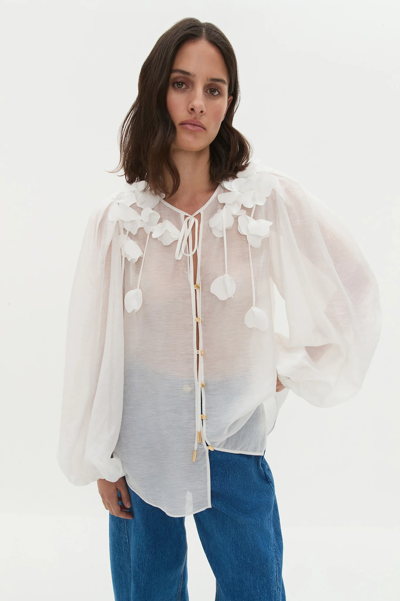 Camille Flower Blouse