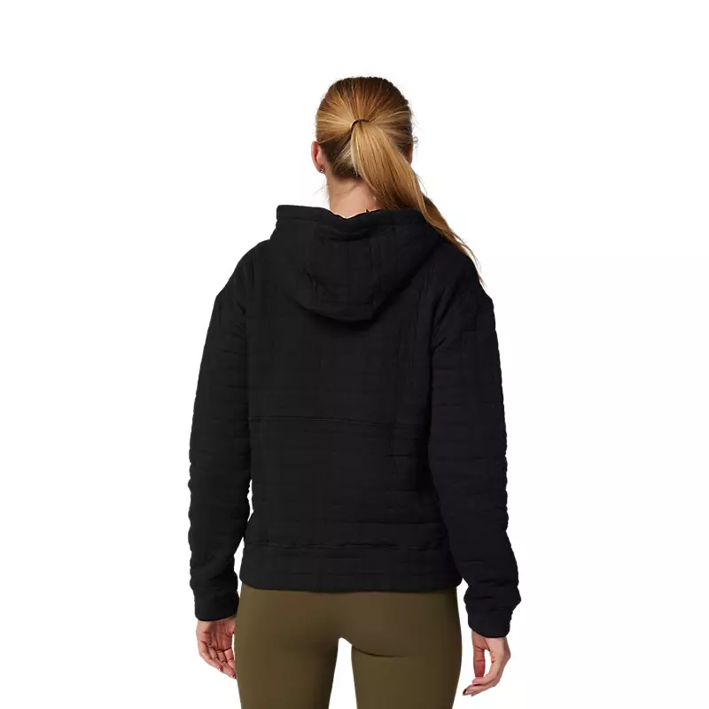 Womens Quilted Zip Hoodie