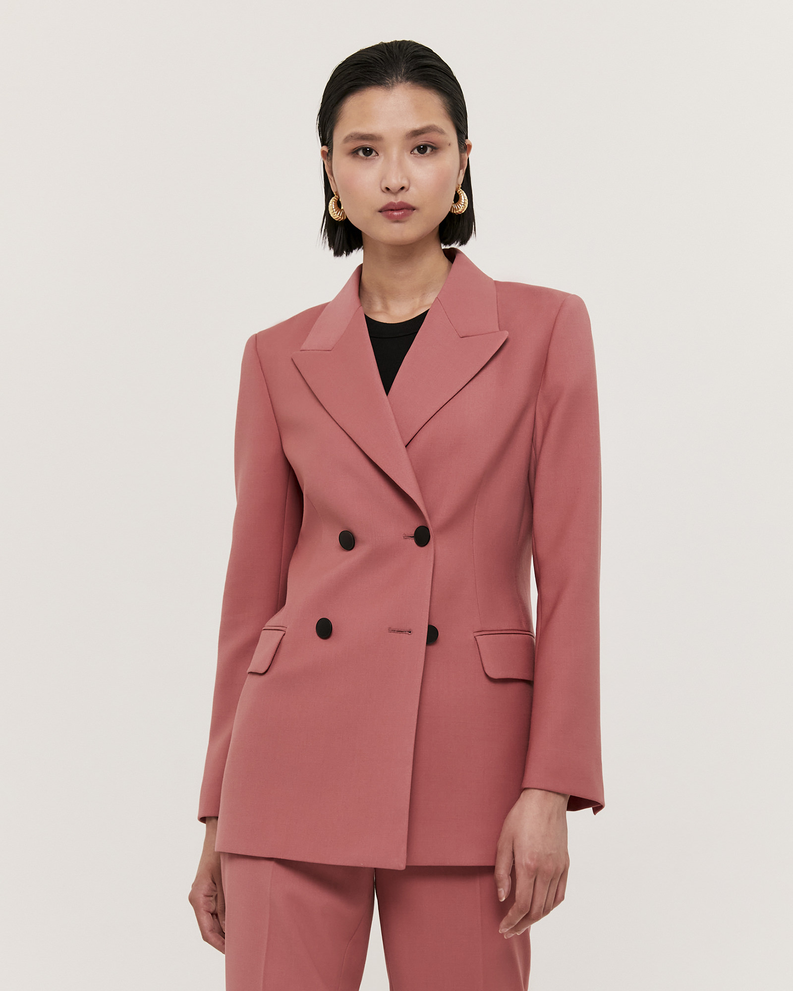 Celeste Wool Double Breasted Blazer