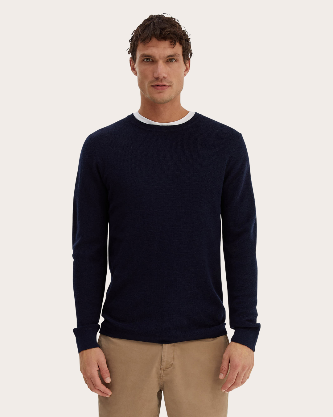 Samuel Wool Blend Crew Neck Knit