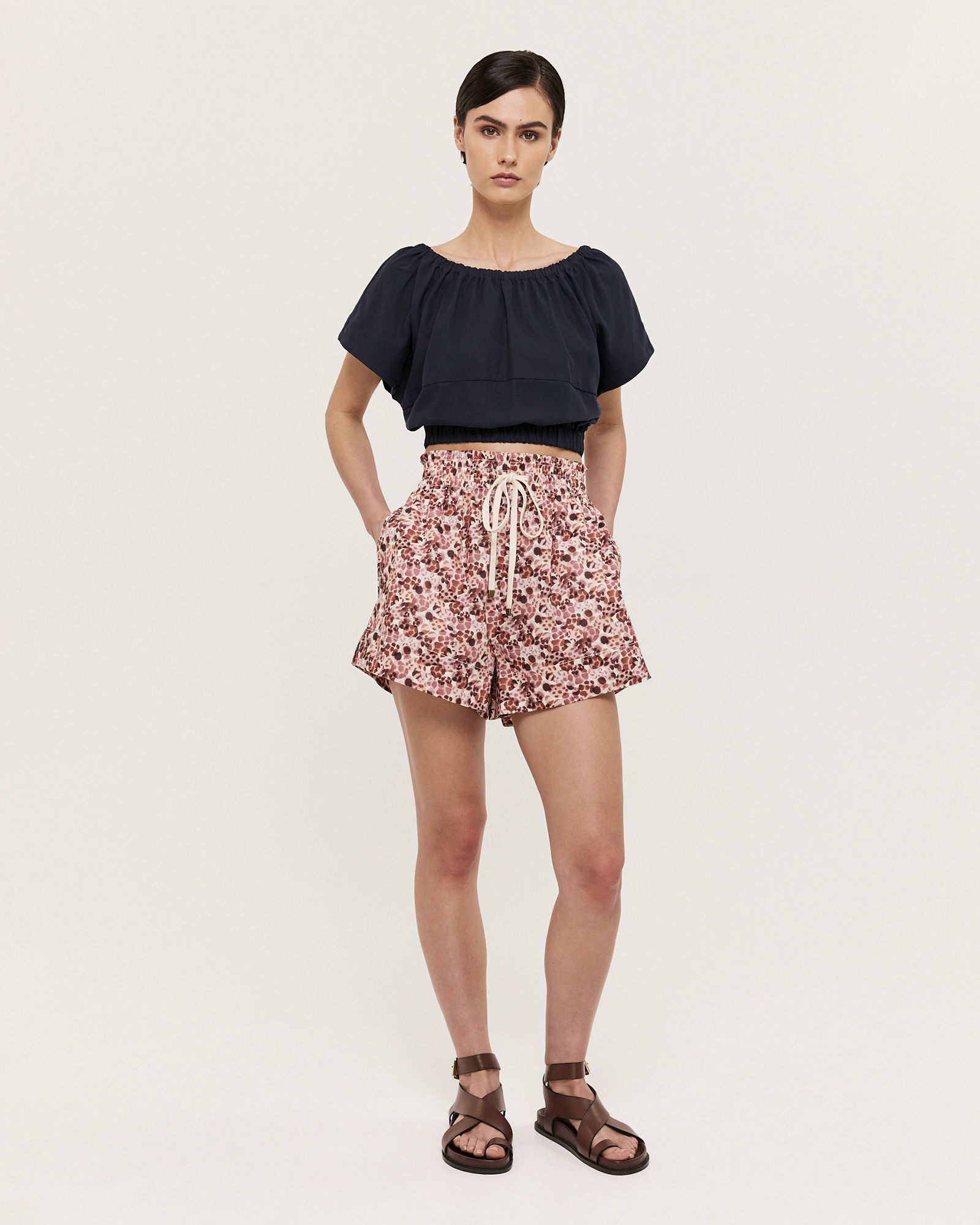 Pebble High Waisted Shorts