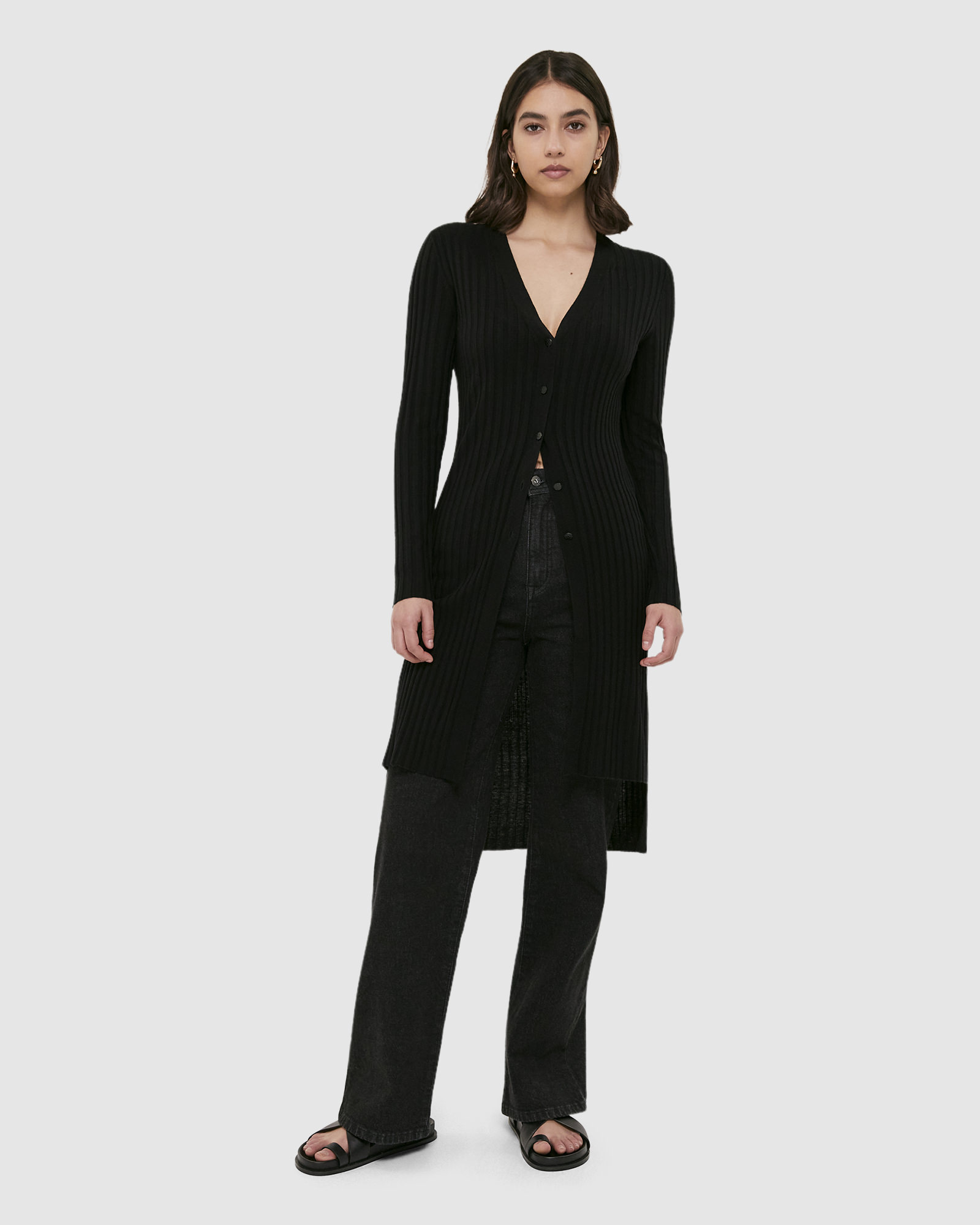 Melody Step Hem Cardigan