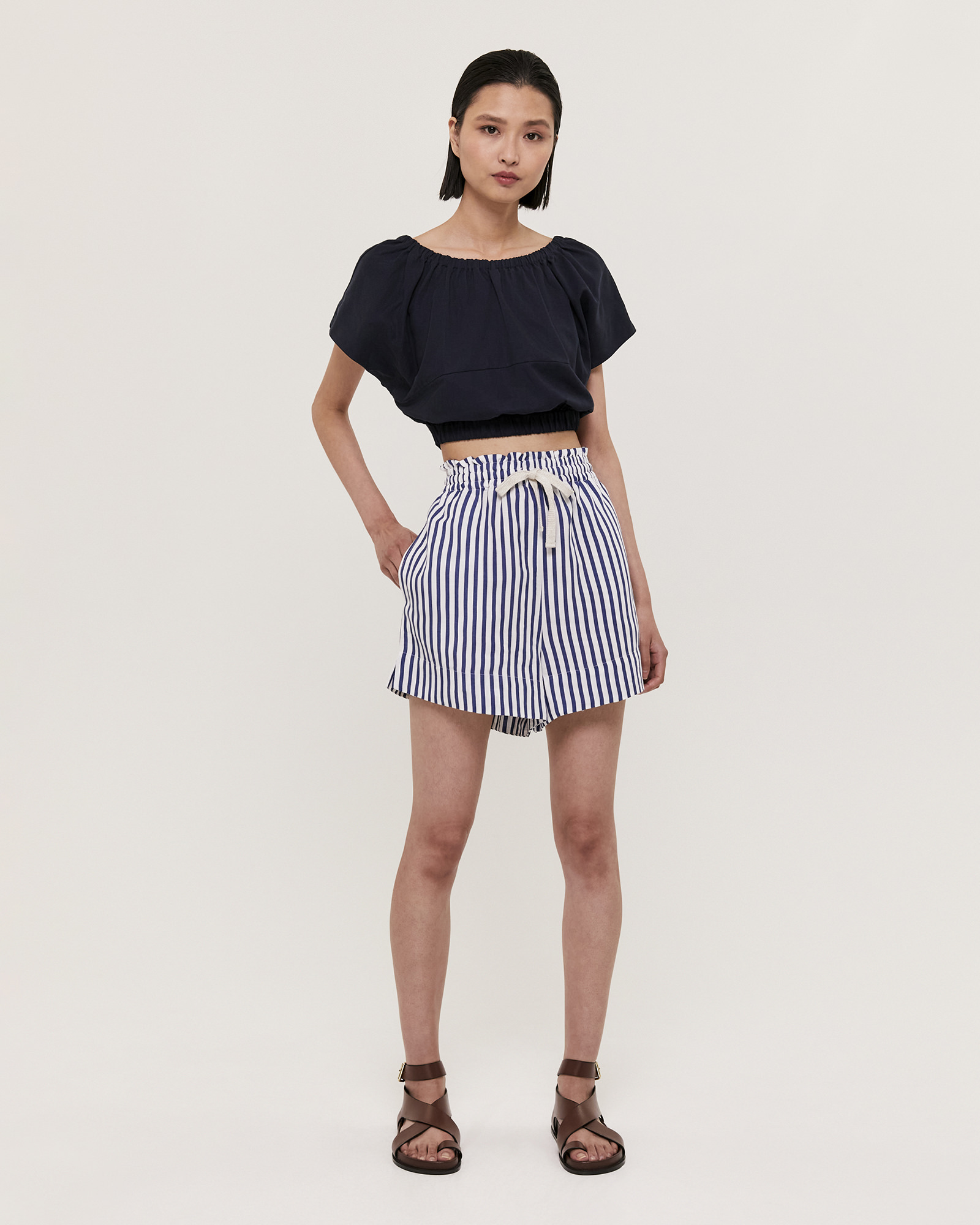 Stevie Stripe Short