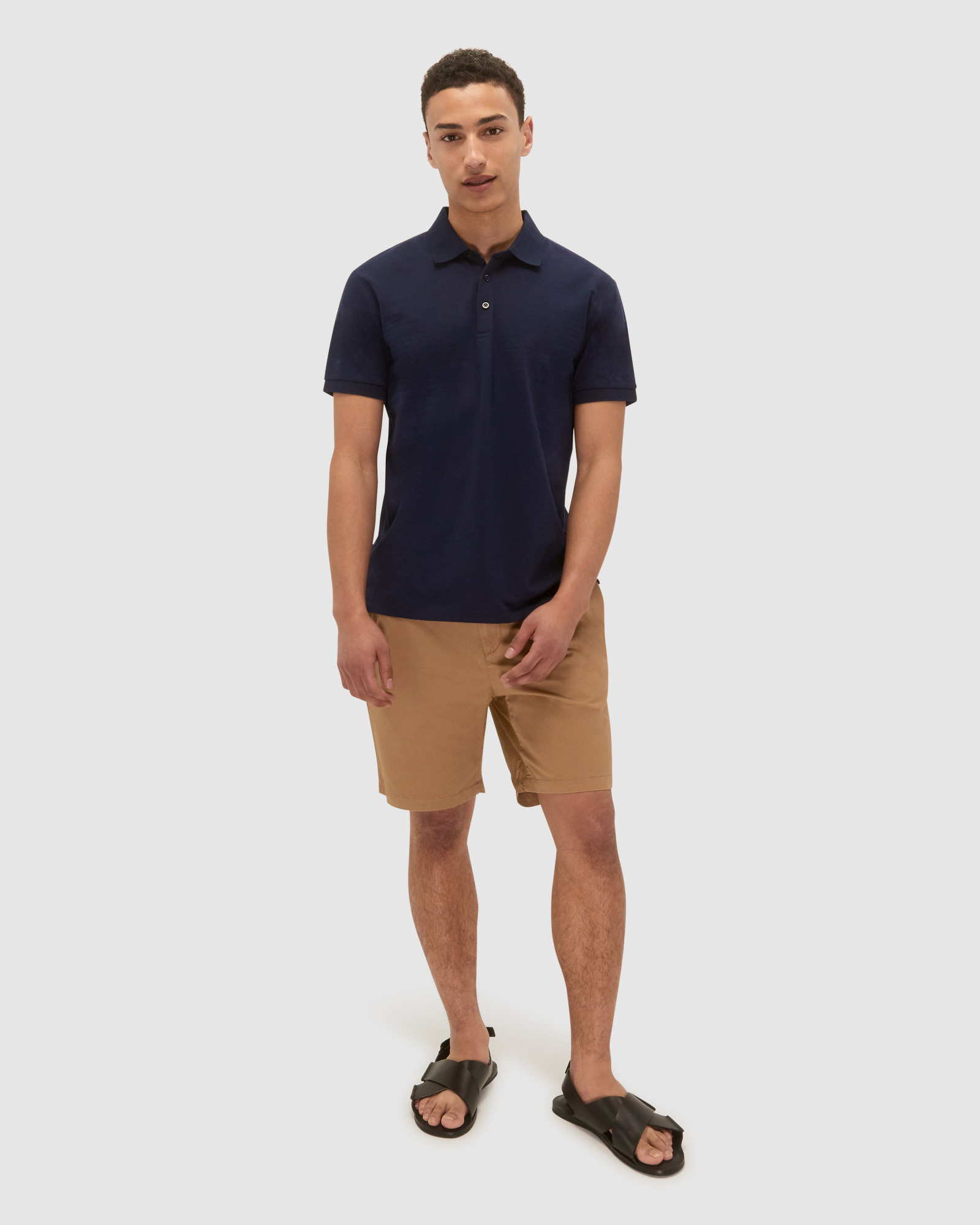 Miramar Cotton Wool Knit Polo