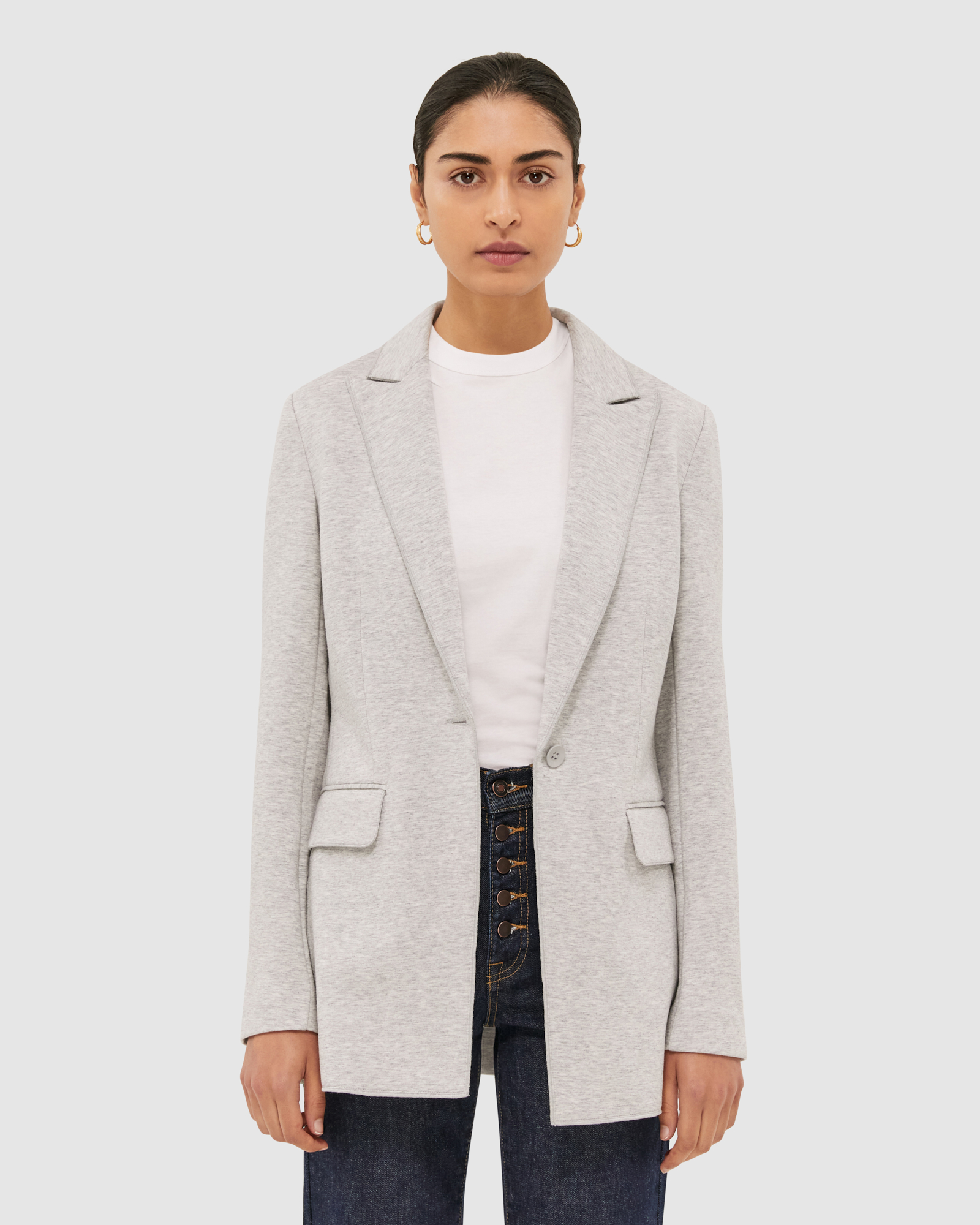 Cleo Relaxed Jersey Blazer
