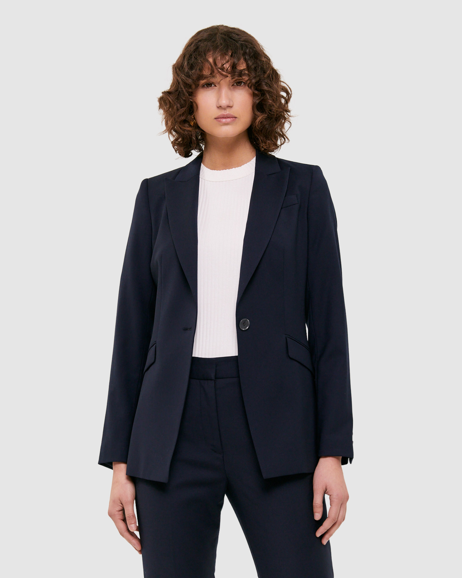 Celeste Wool Suit Blazer