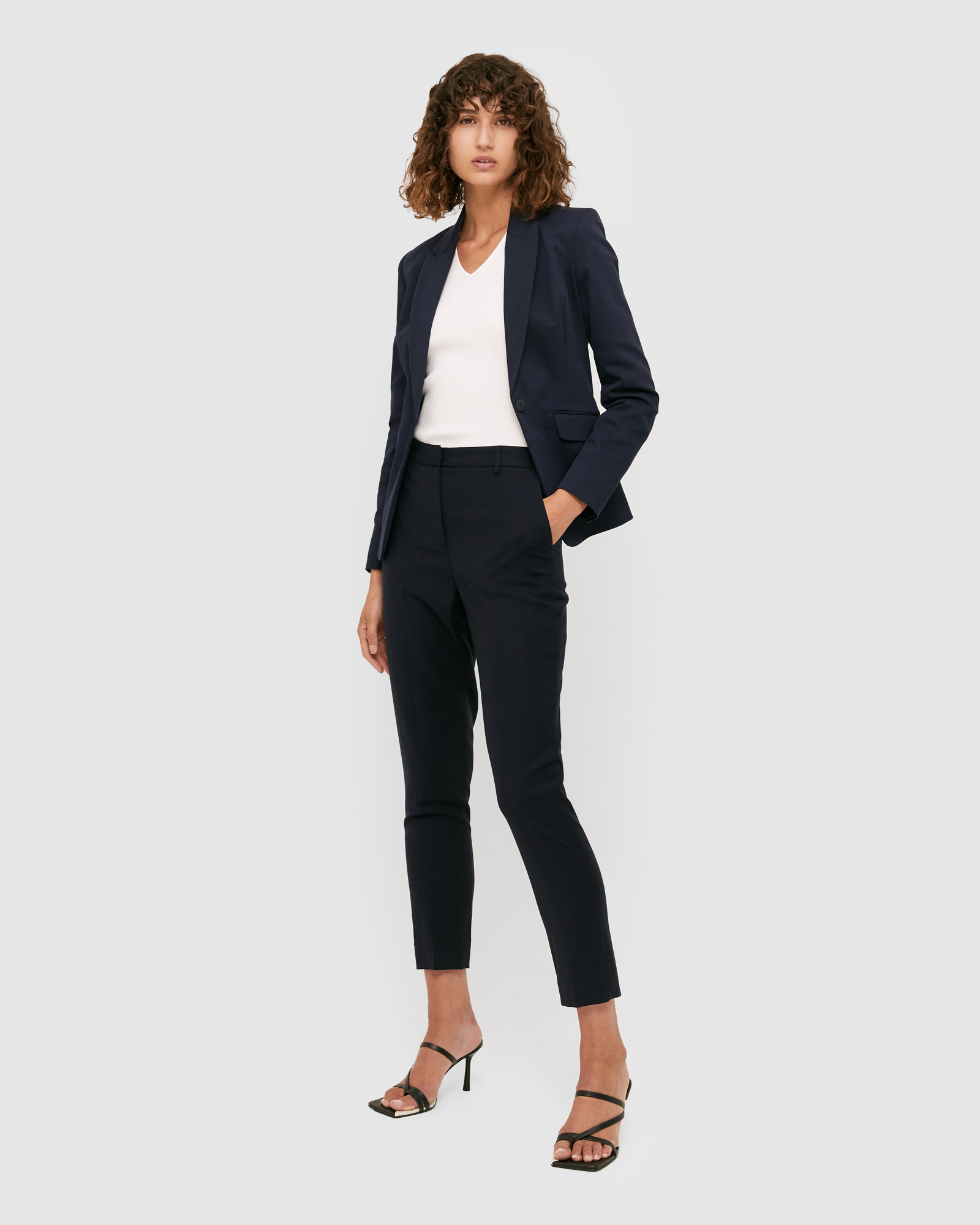 Celeste Wool Tapered Suit Pant