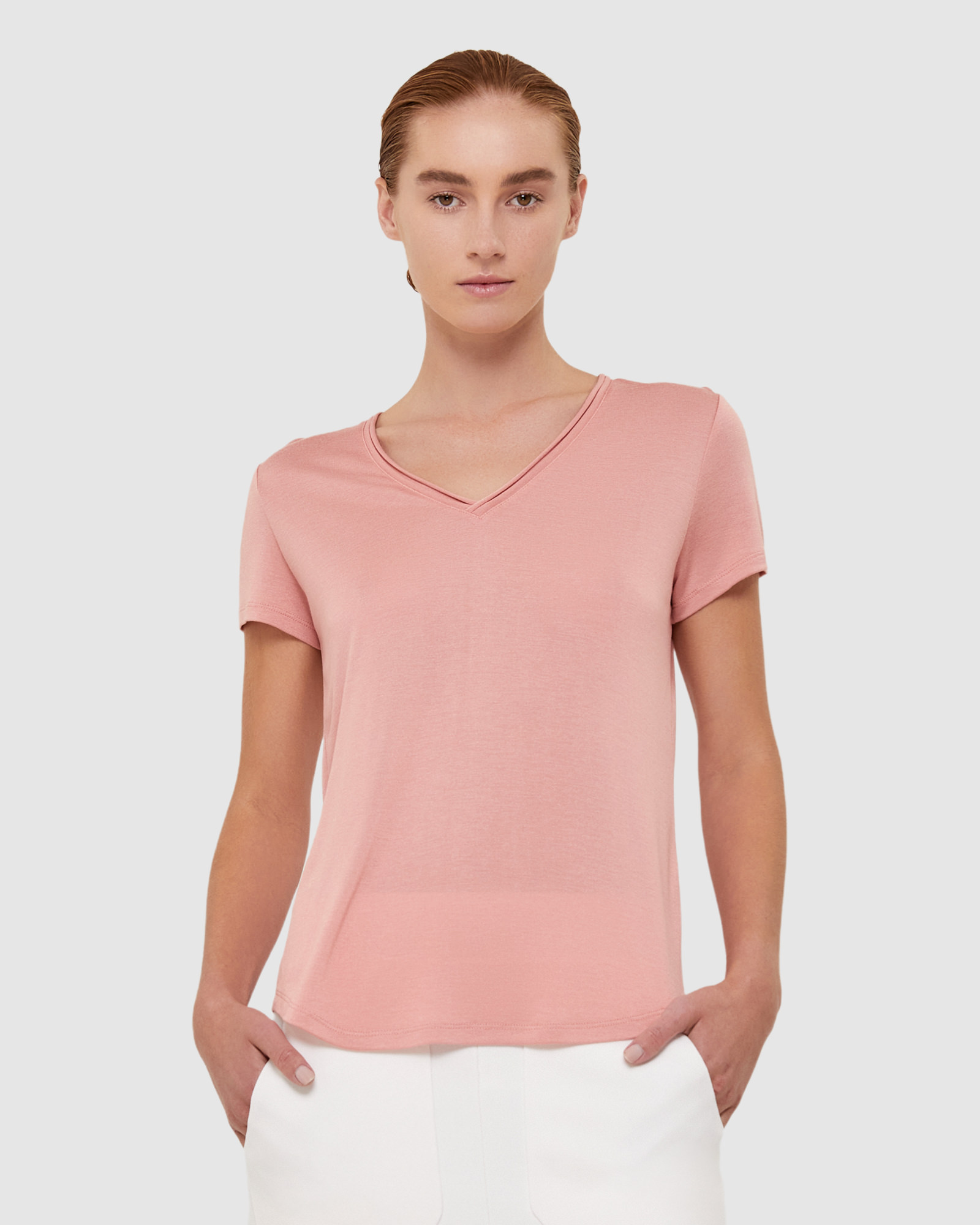 Antonia V Neck Tee