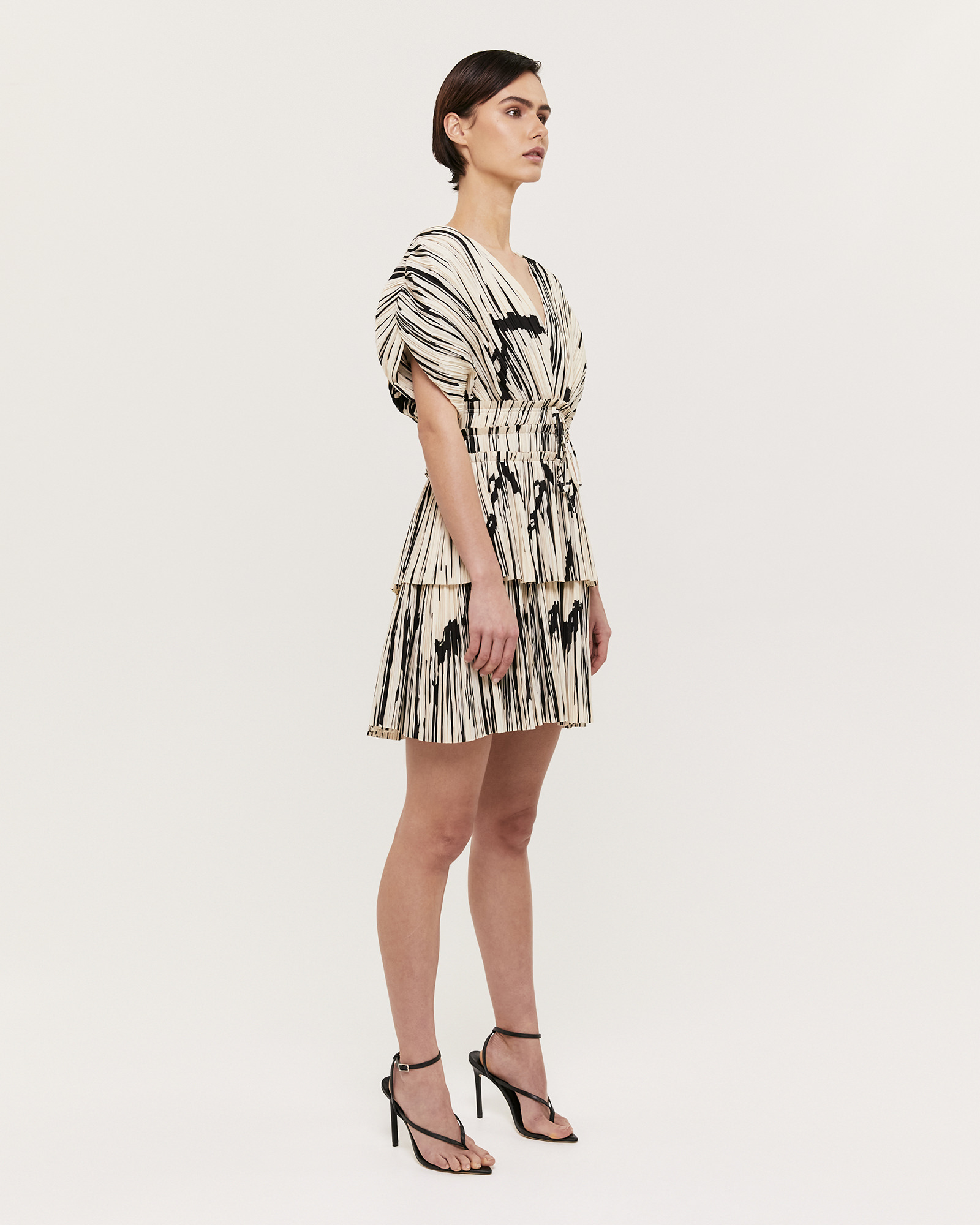 Sironi Pleated Mini Dress