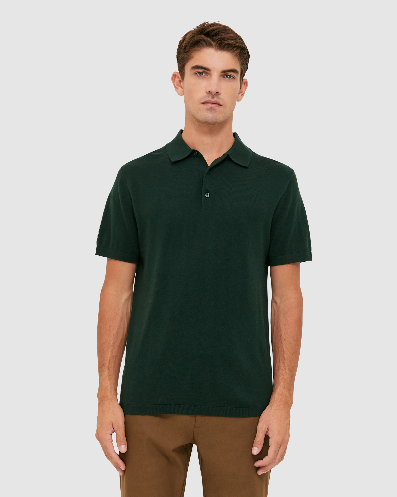 Miramar Cotton Wool Knit Polo