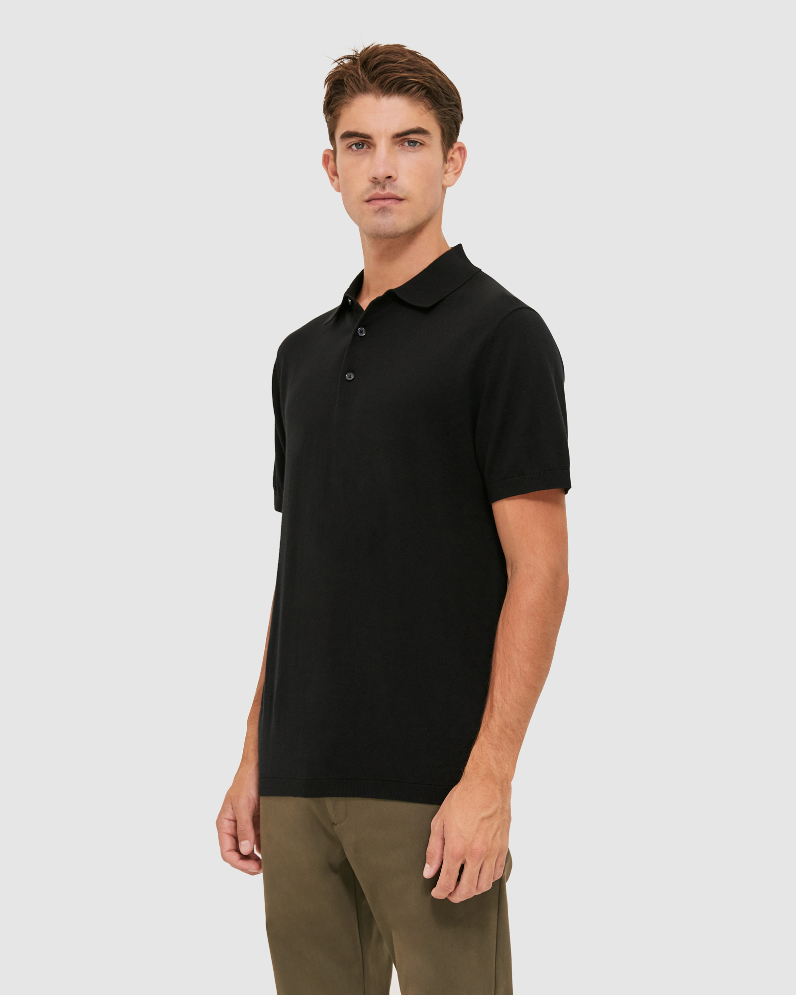 Miramar Cotton Wool Knit Polo