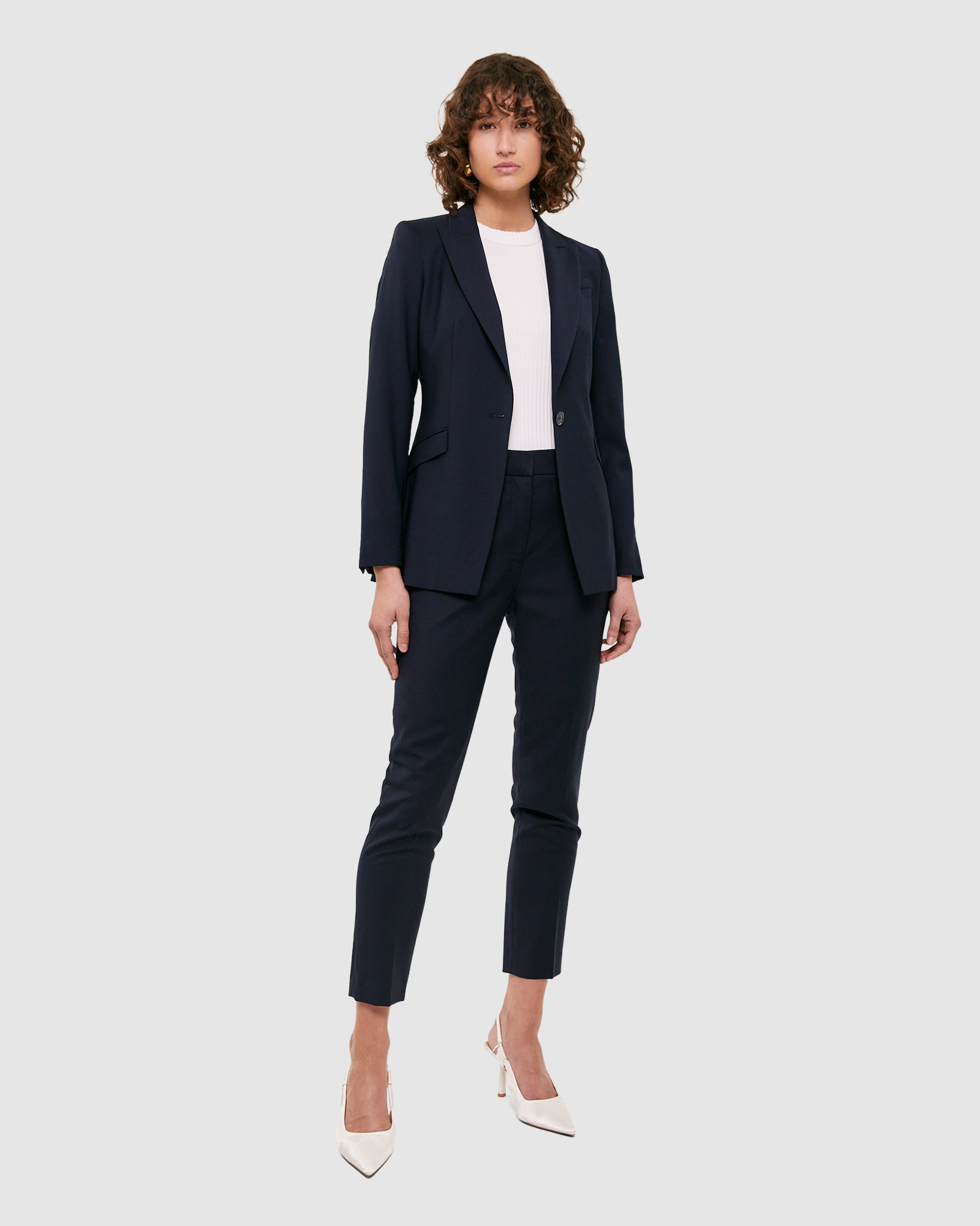 Celeste Wool Suit Blazer