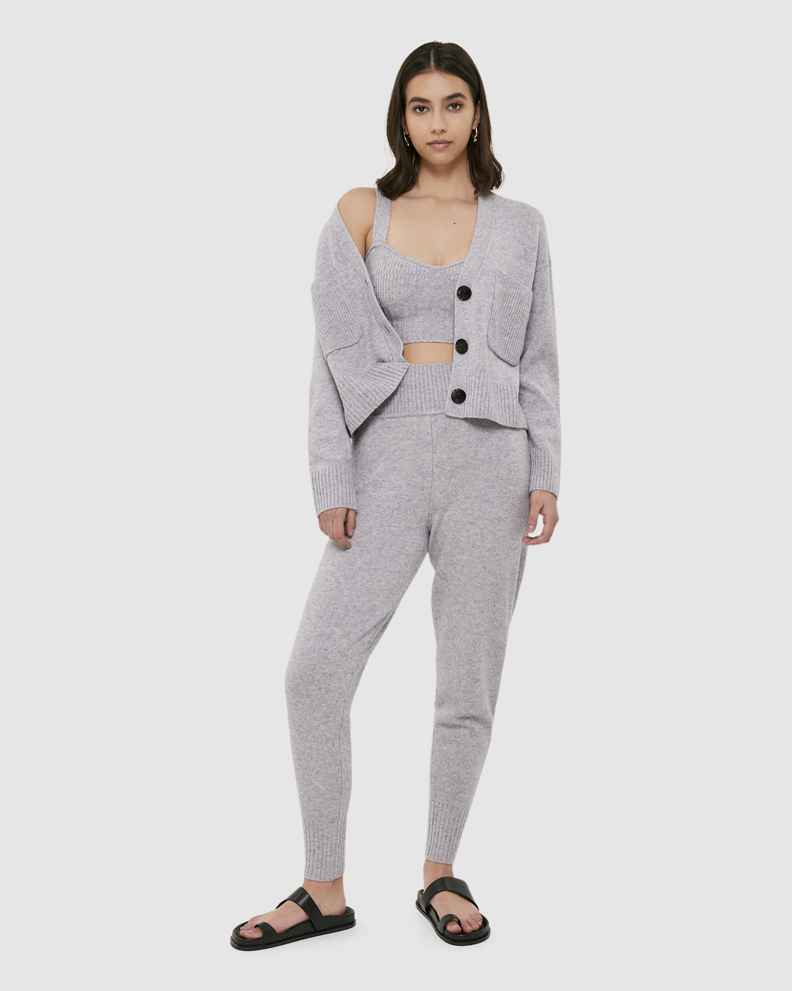 Elle Wool Cashmere Knit Bralette