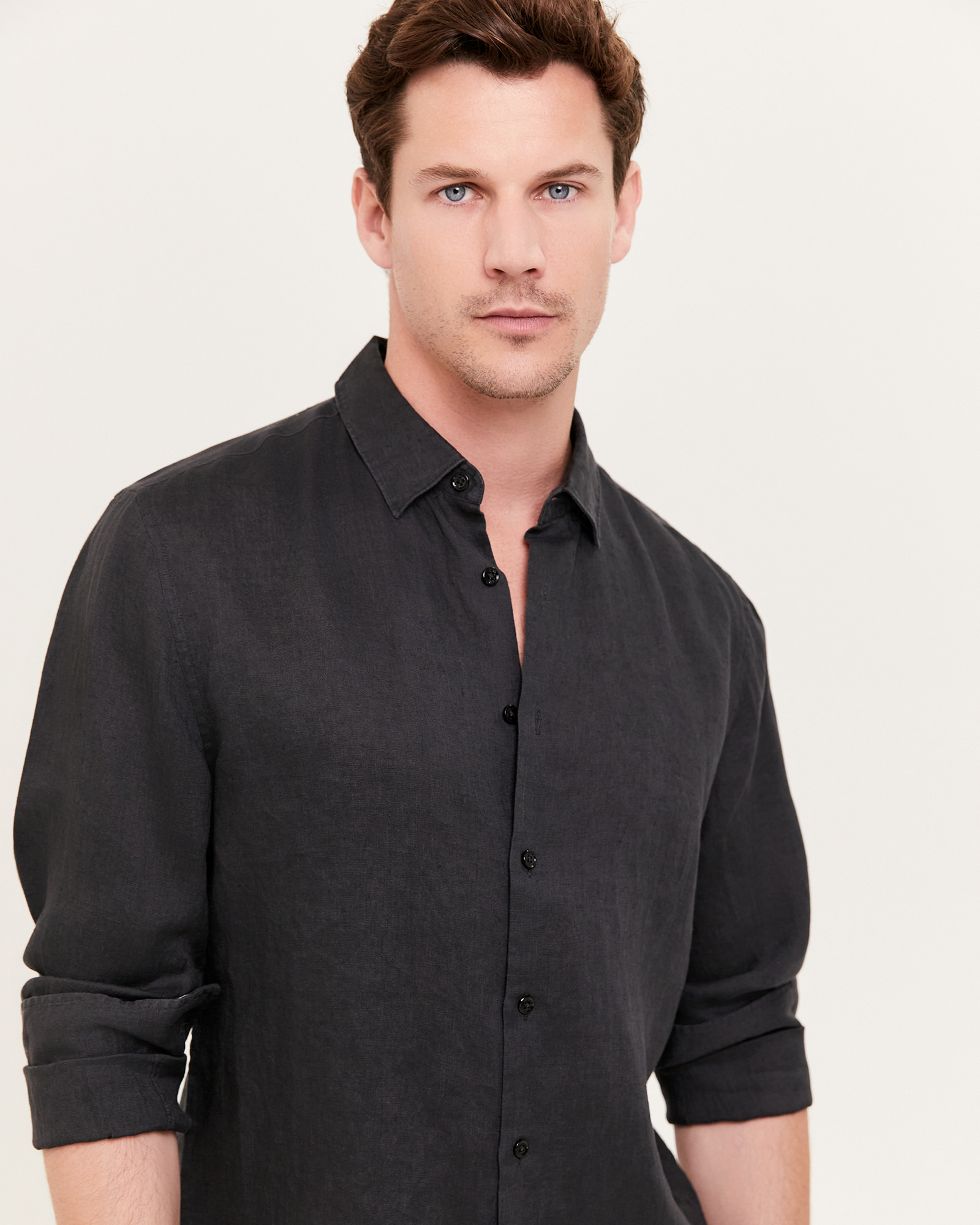 Anderson Long Sleeve Classic Linen Shirt