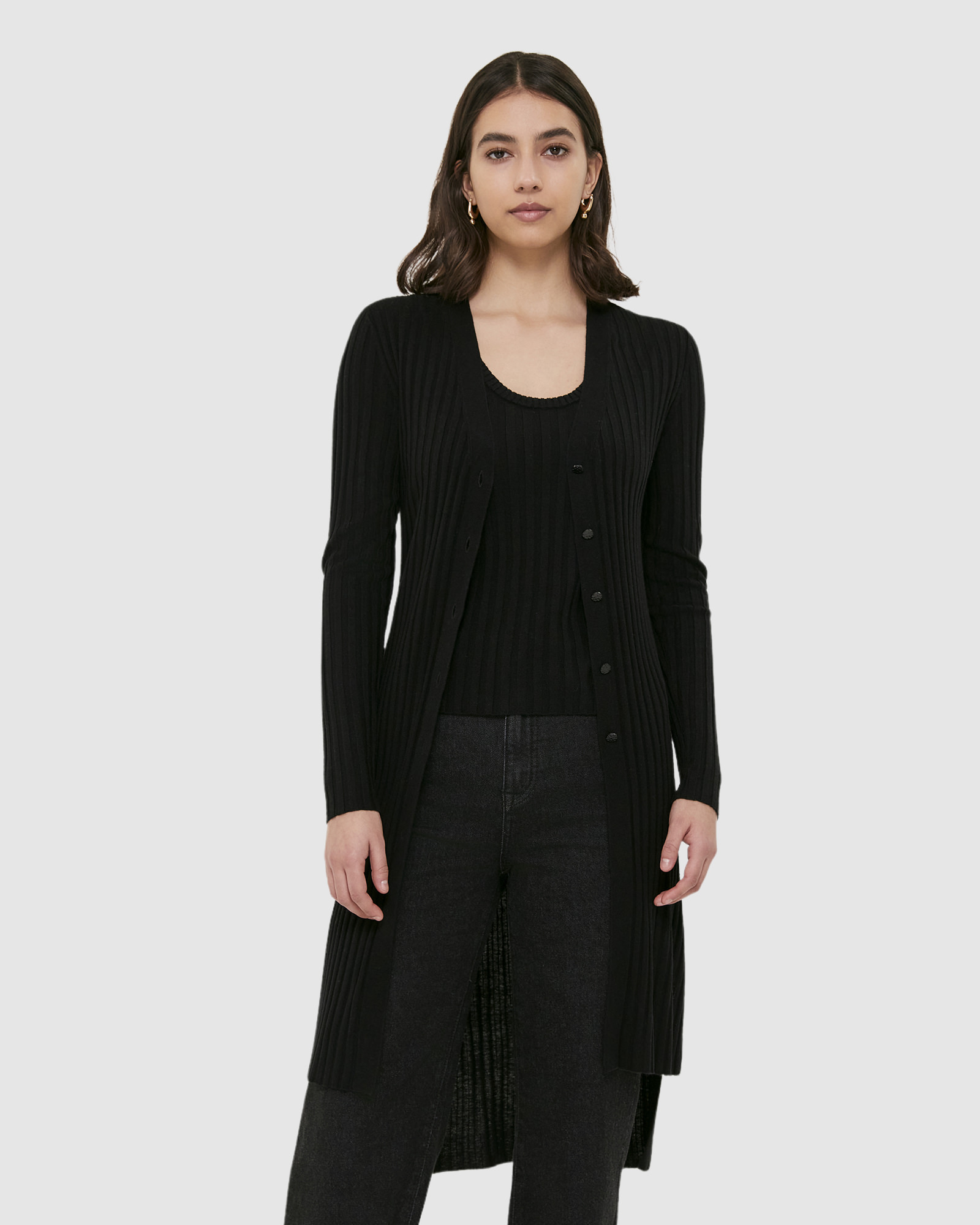 Melody Step Hem Cardigan