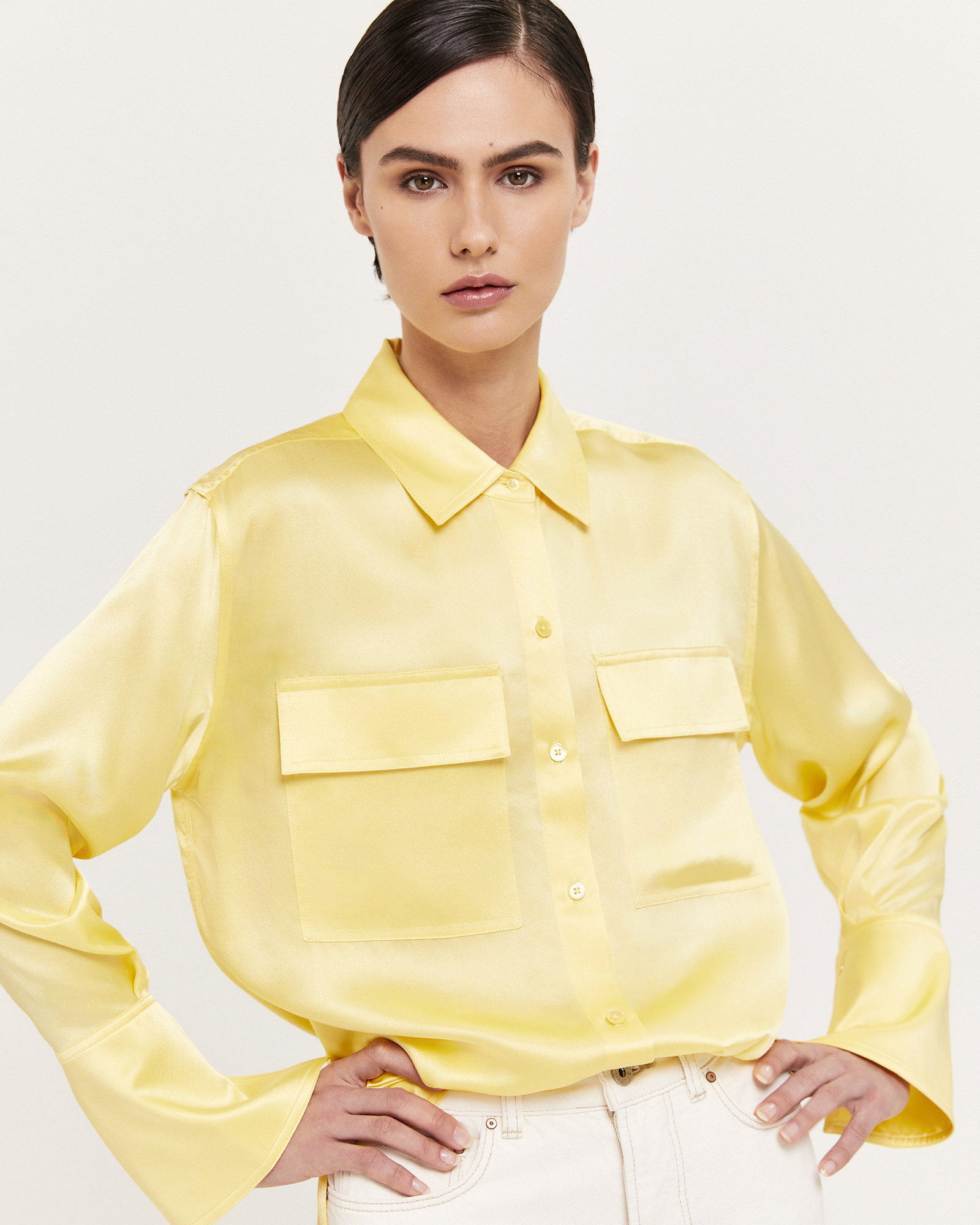 Freya Silk Pocket Shirt
