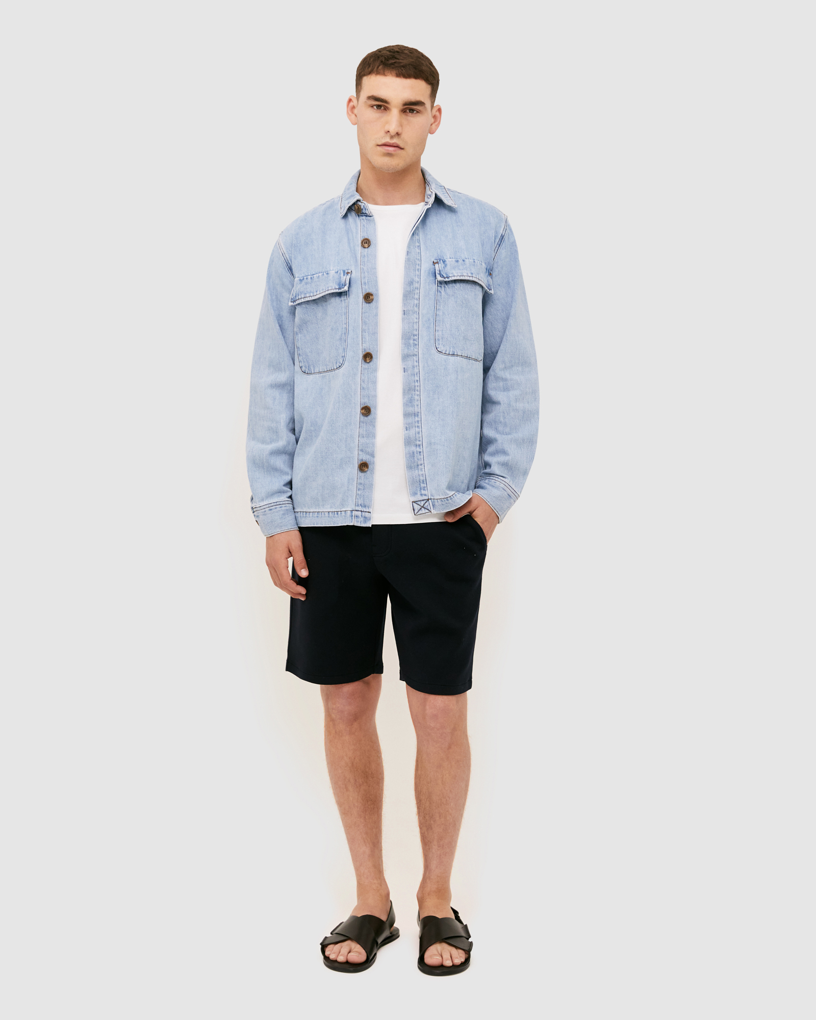 Carlisle Long Sleeve Classic Denim Shirt