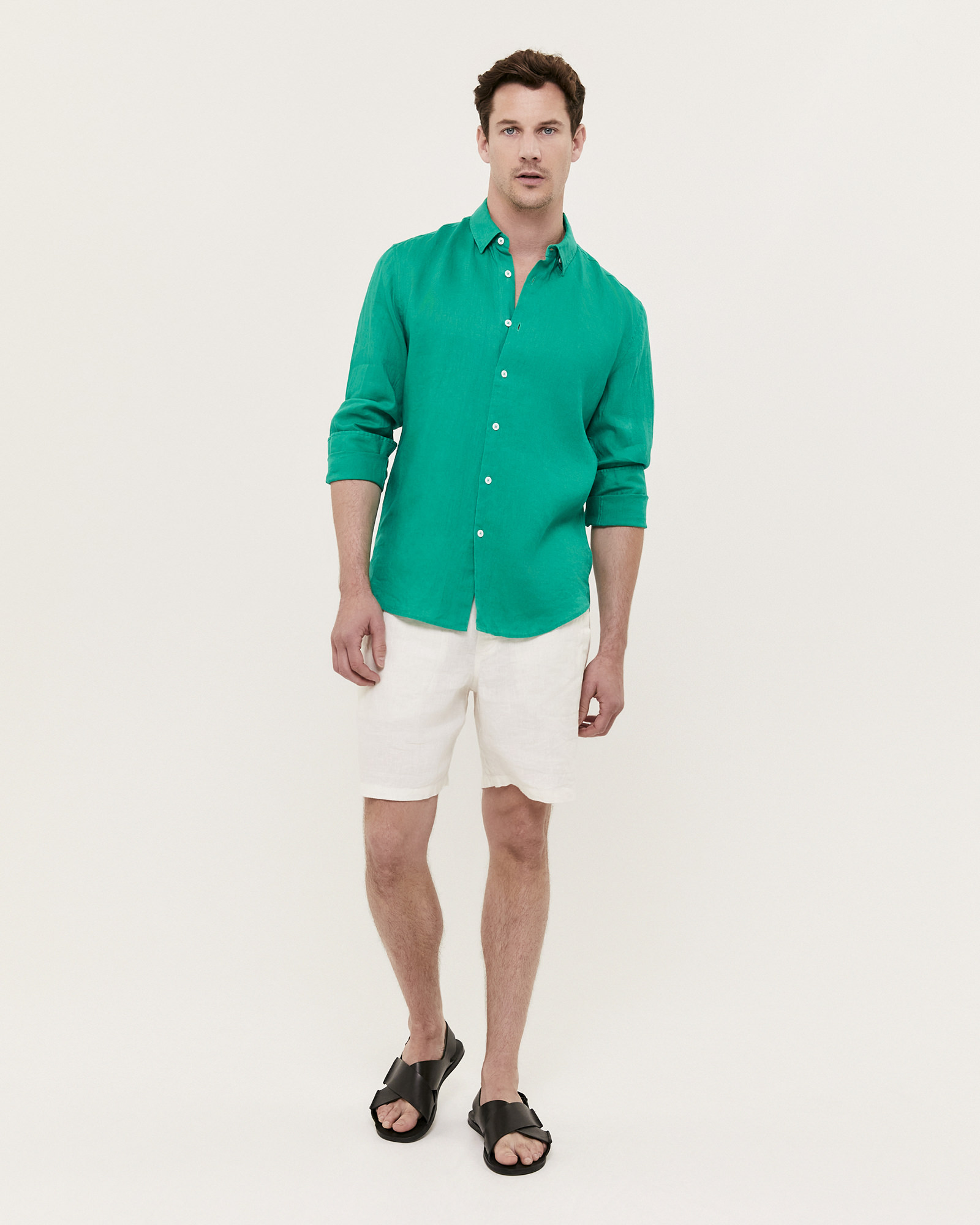 Anderson Long Sleeve Classic Linen Shirt