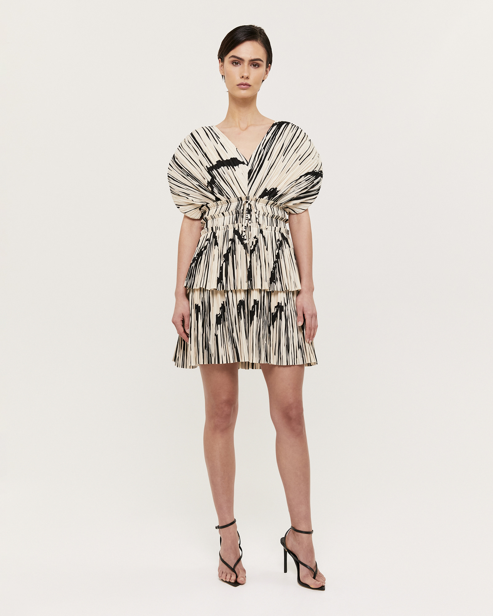Sironi Pleated Mini Dress