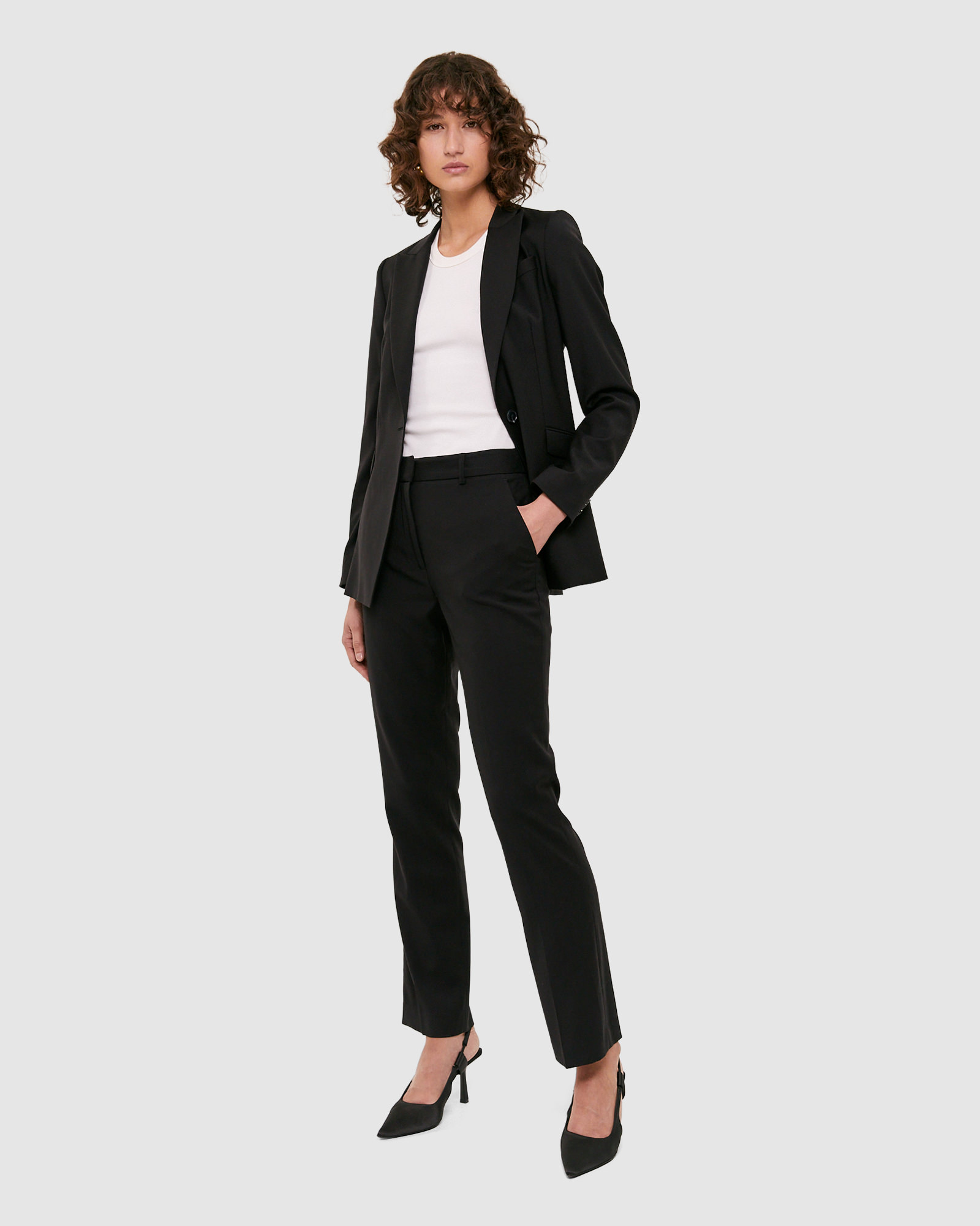 Celeste Wool Suit Blazer