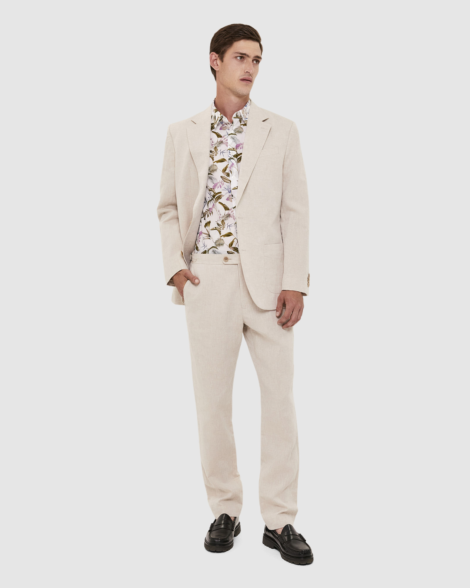 Elias Linen Cotton Side Adjuster Pant