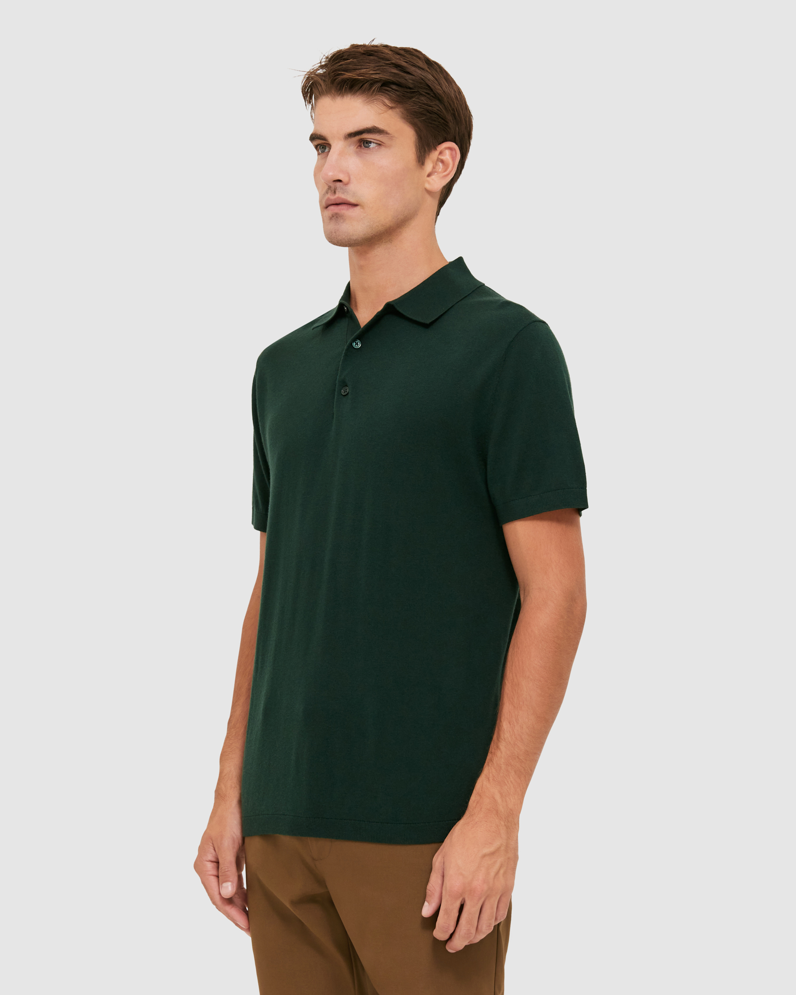 Miramar Cotton Wool Knit Polo