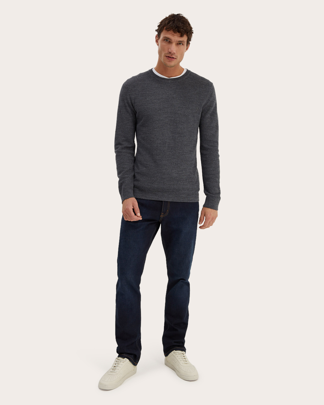 Samuel Wool Blend Crew Neck Knit
