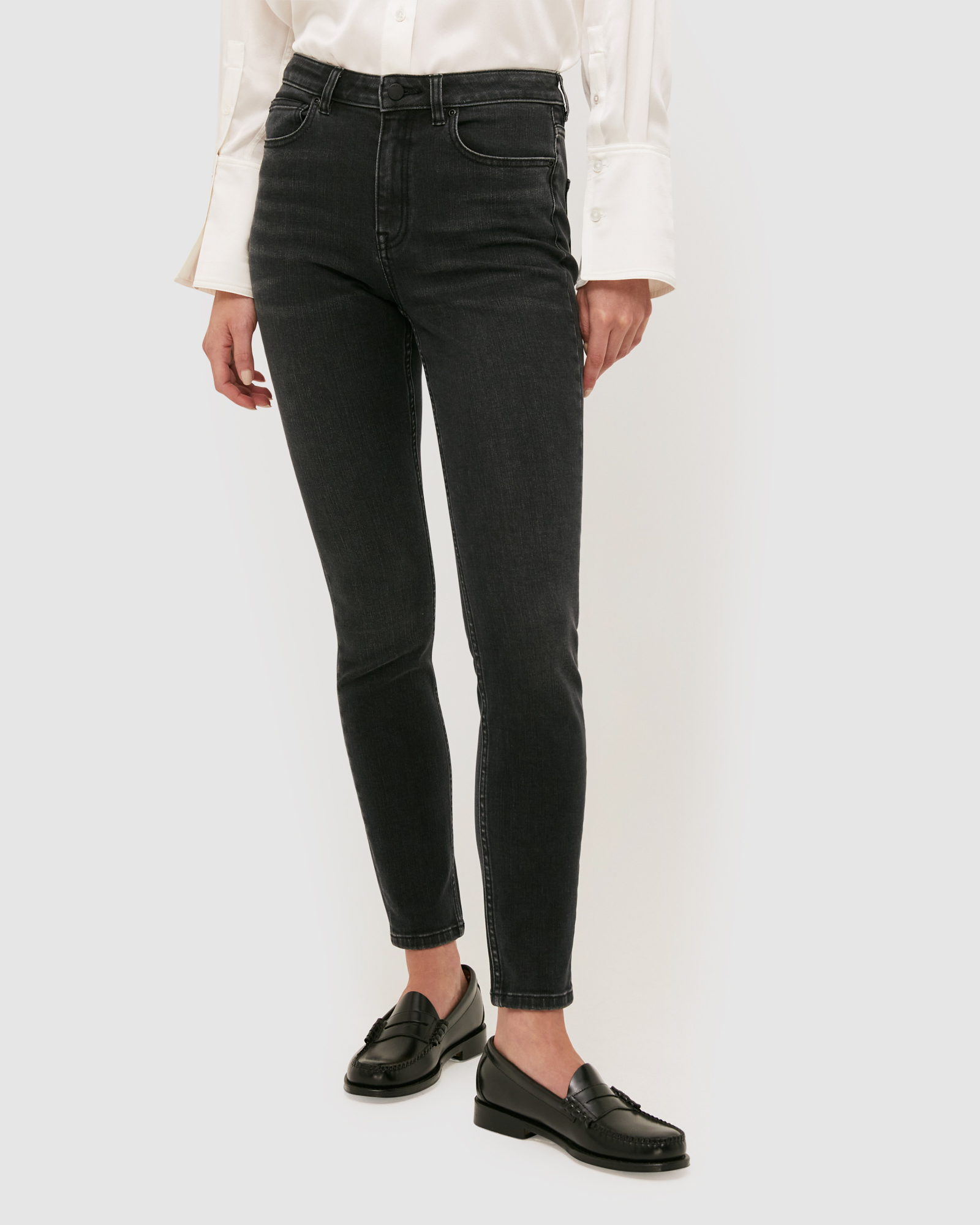 Anna High Rise Cropped Skinny Jean