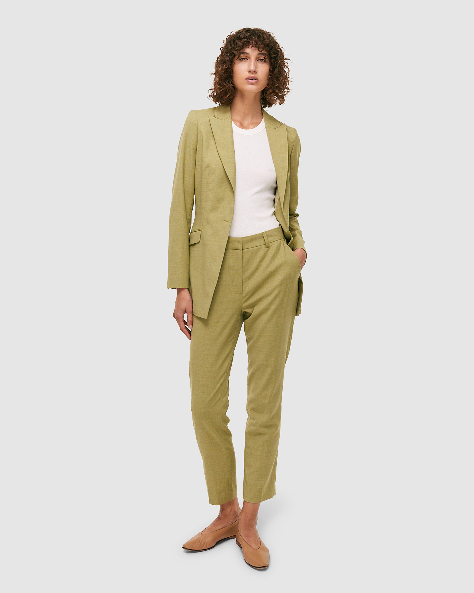 Celeste Wool Longline Blazer