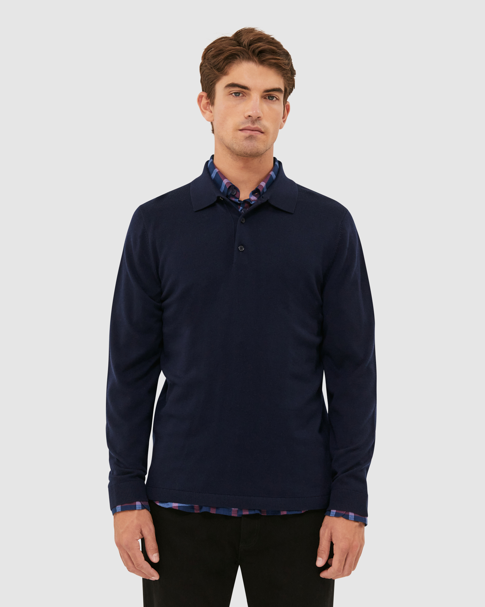 Franklin Merino Wool Knit Polo